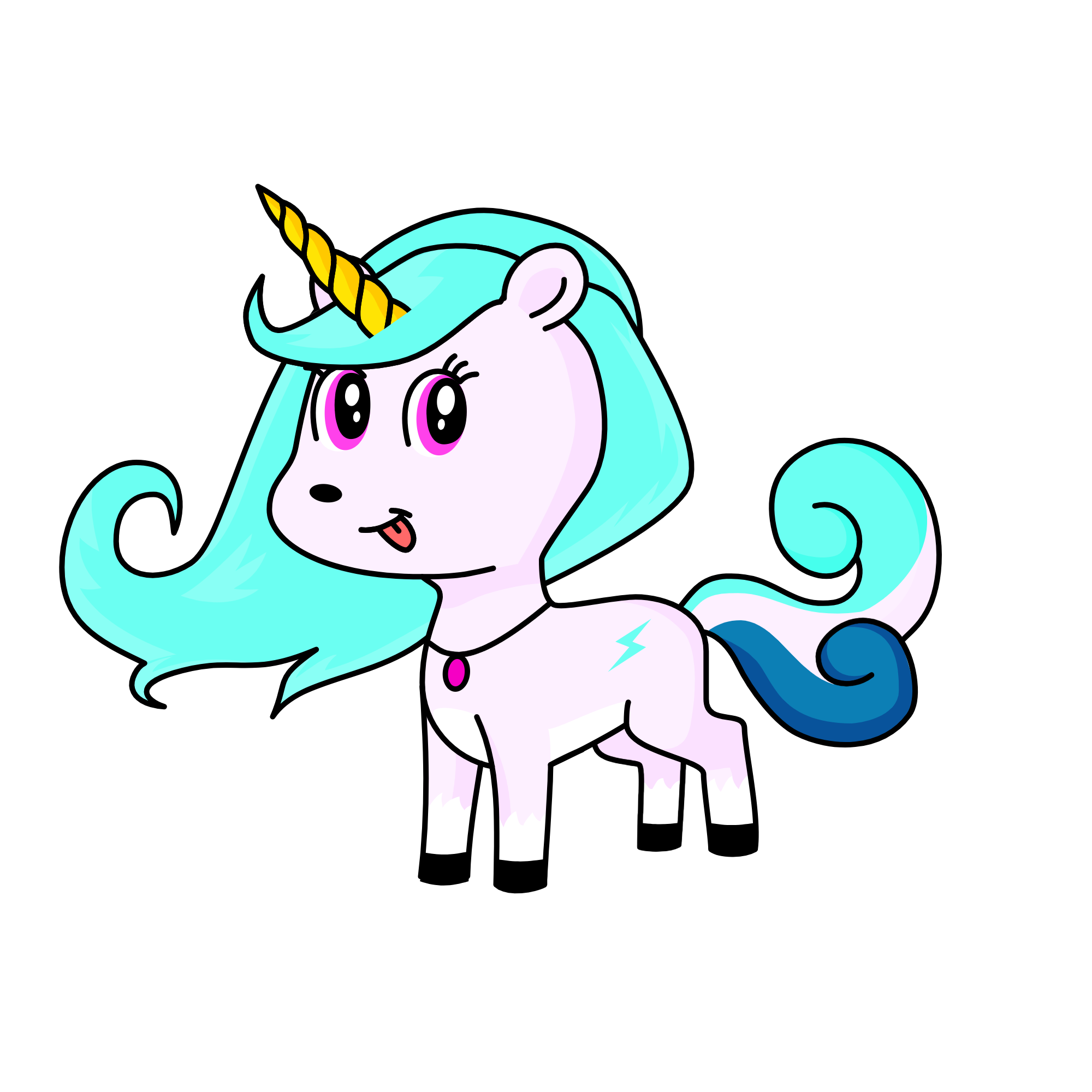 Snowy, the unicorn
