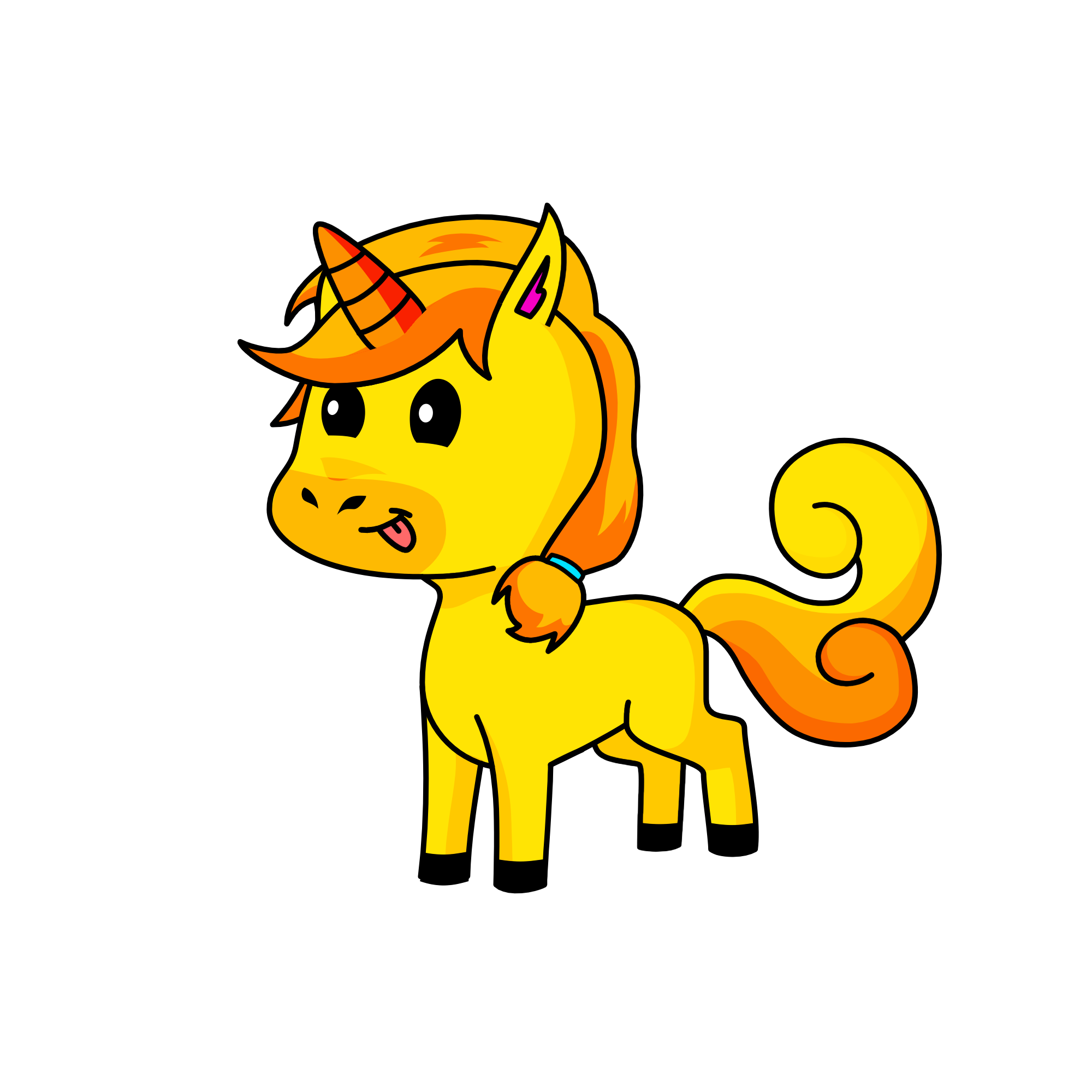 Boomy, the unicorn