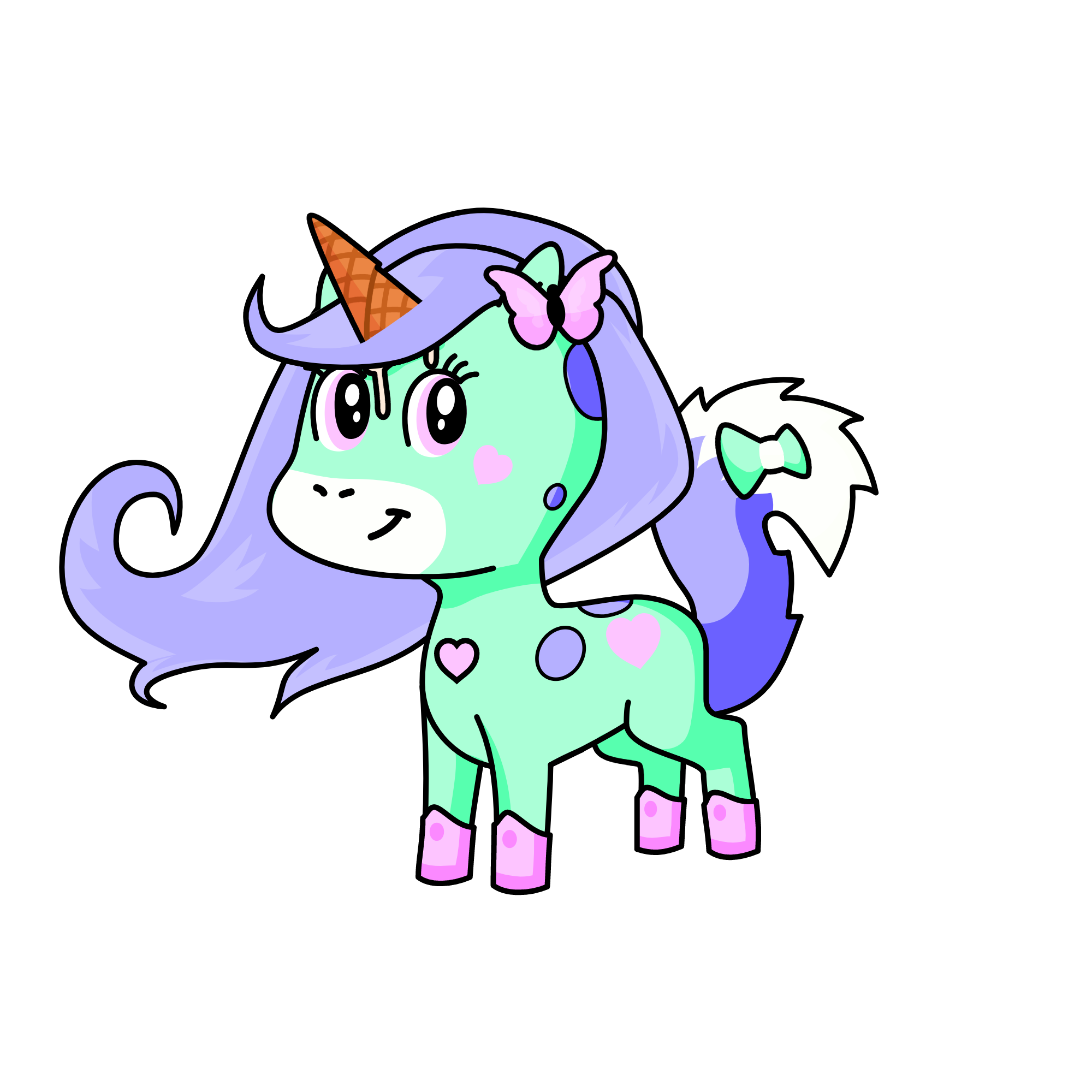 Pastel, the unicorn