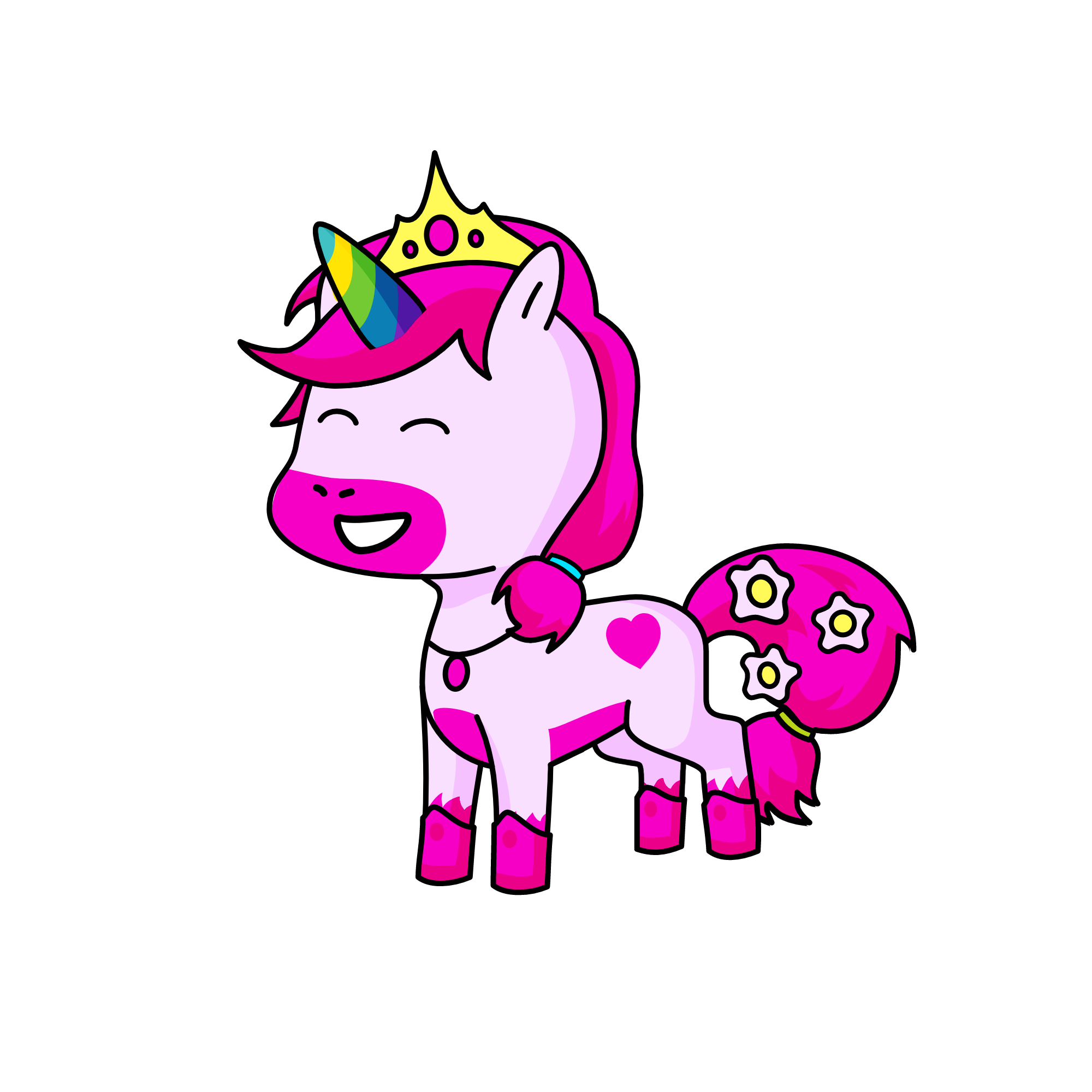 Rainbow Unicorn, the unicorn