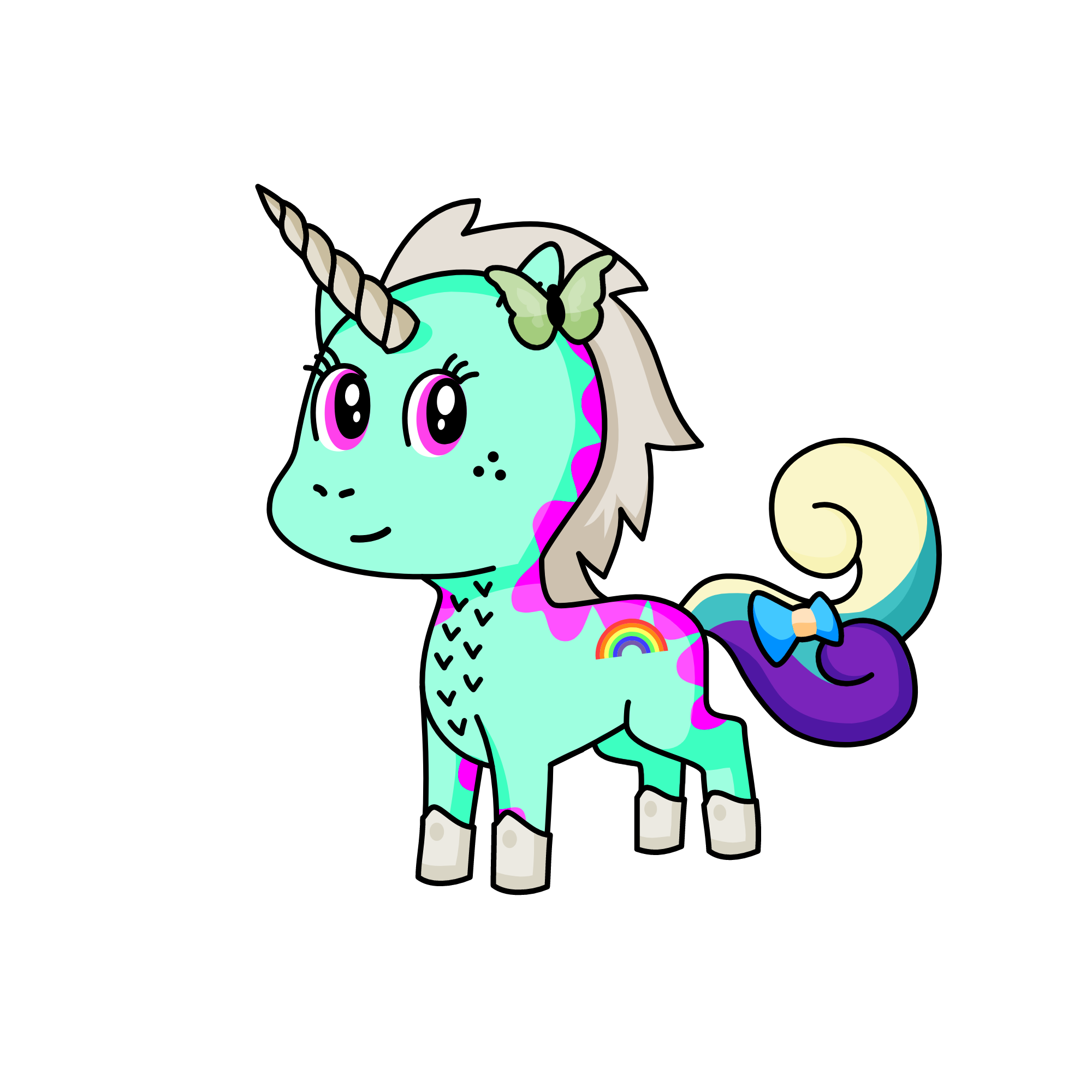 Ariel, the unicorn