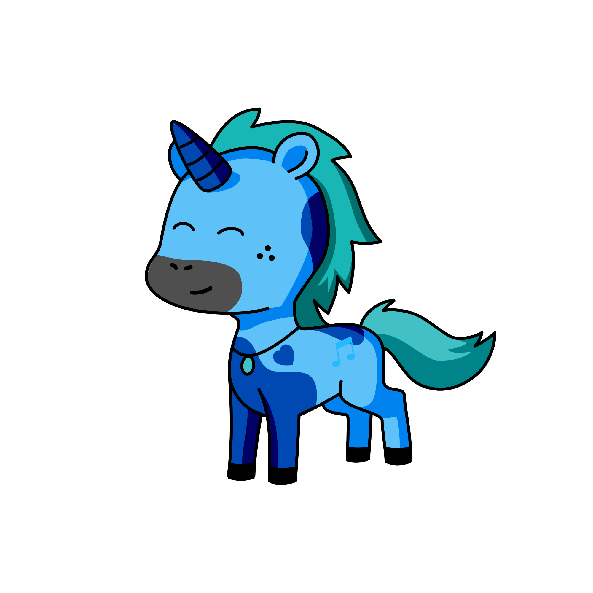 Bloom, the unicorn