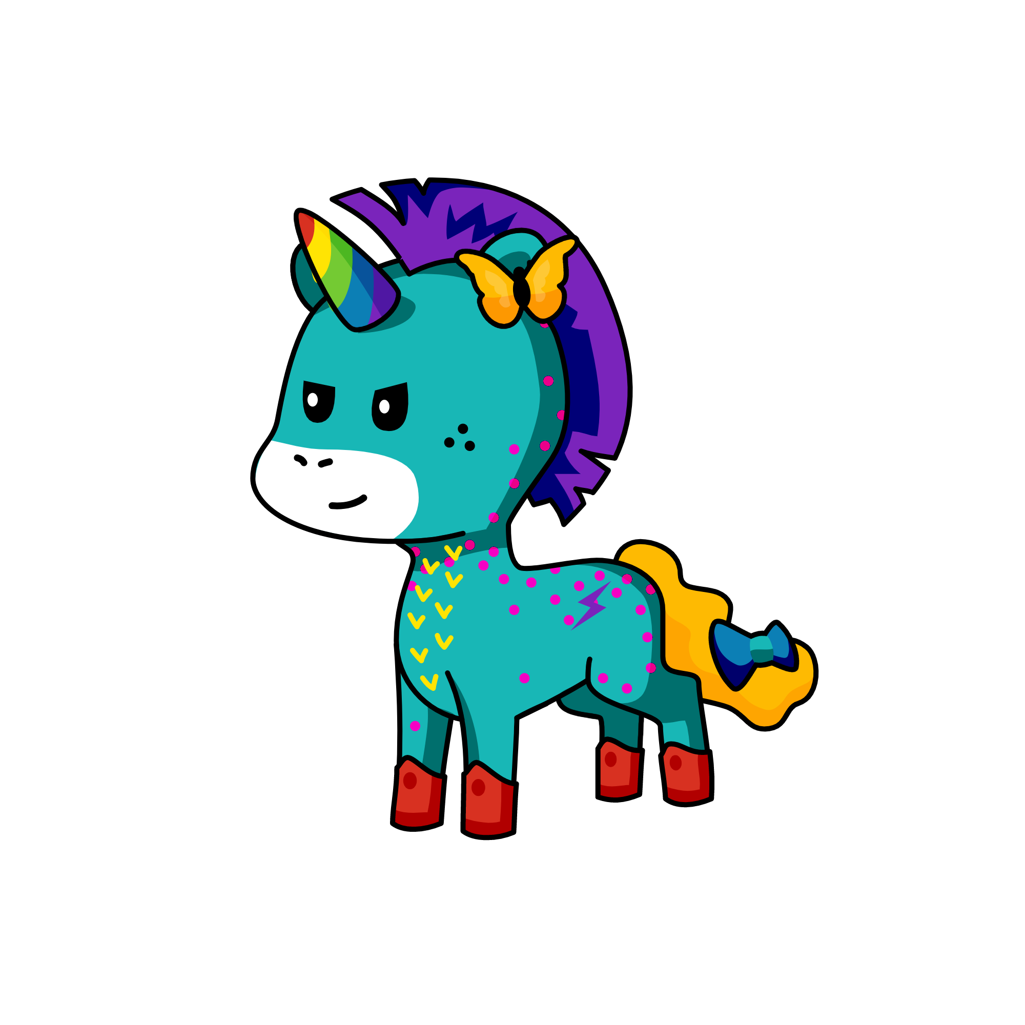 bla bla, the unicorn