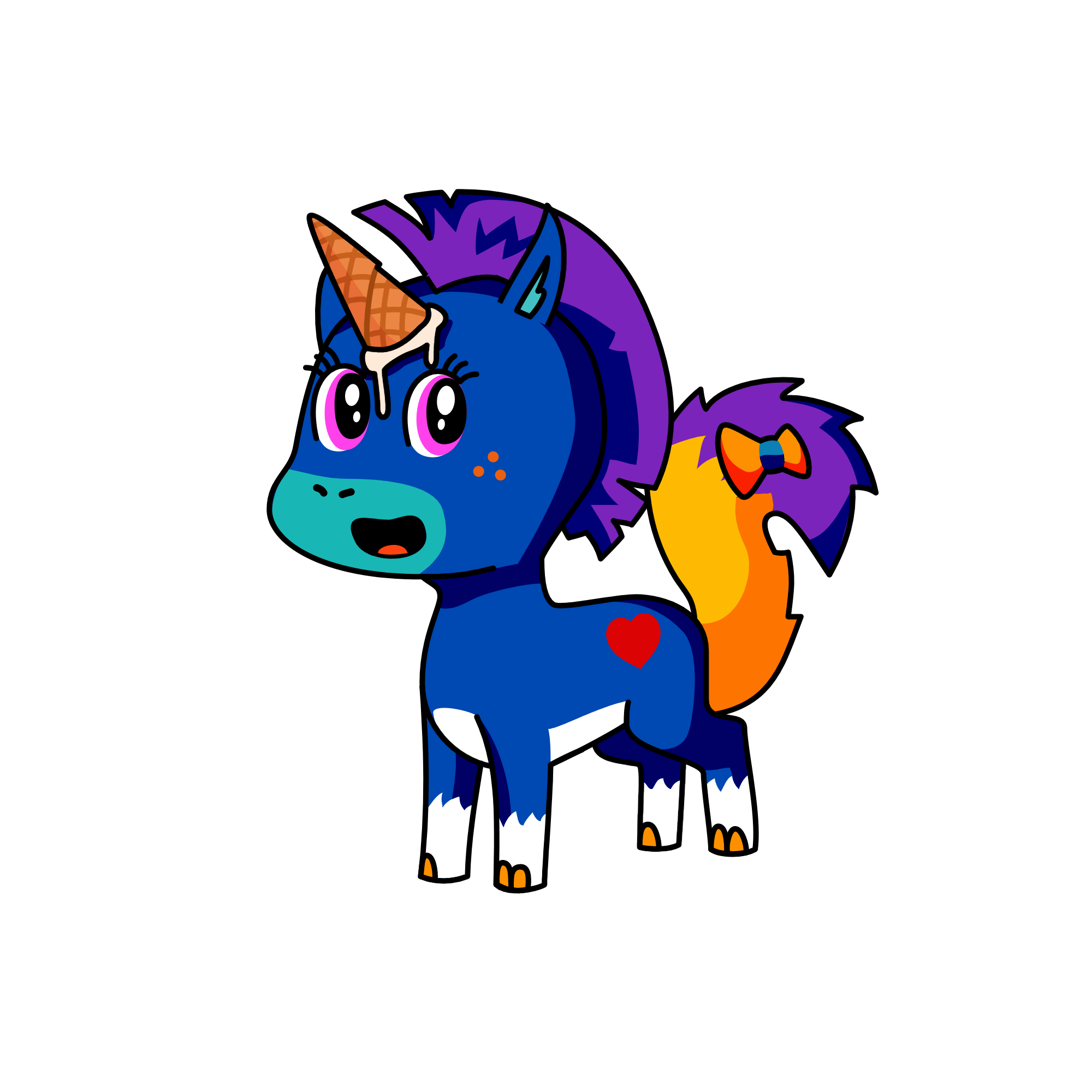 cool, the unicorn