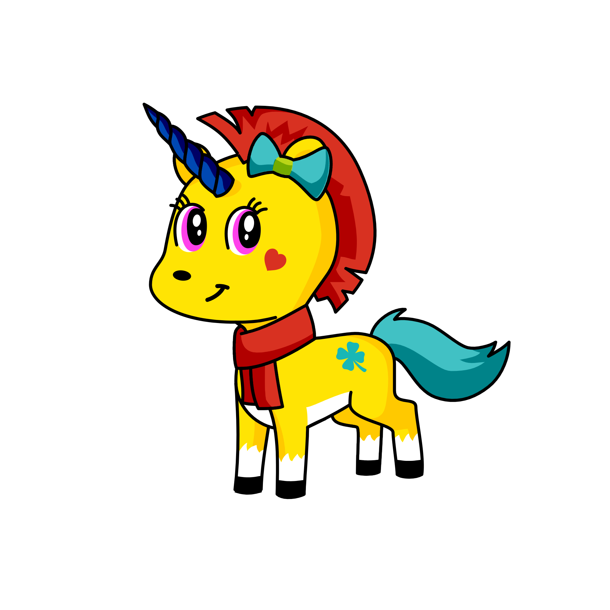 Clover, the unicorn