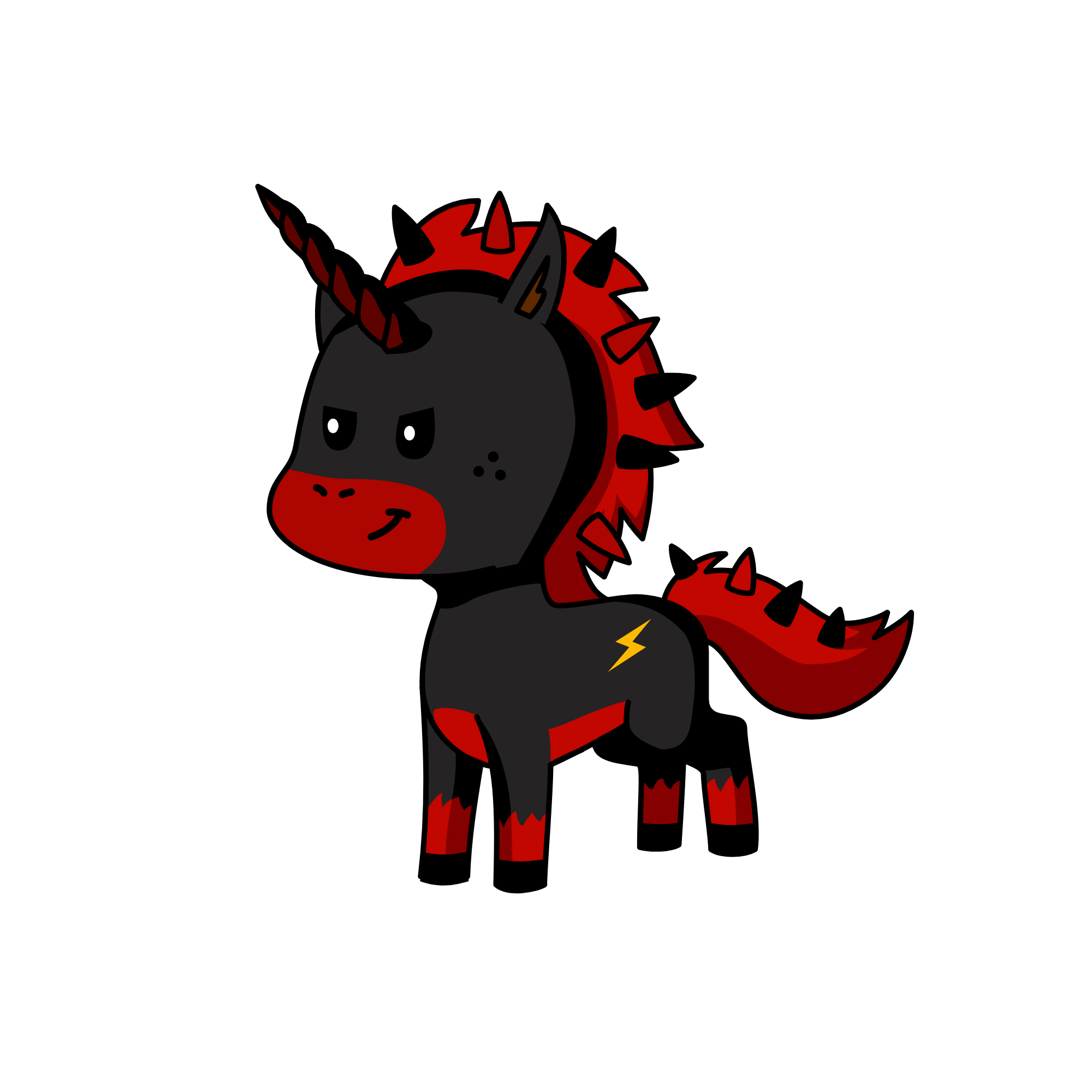 Maleficent's Pony, the unicorn