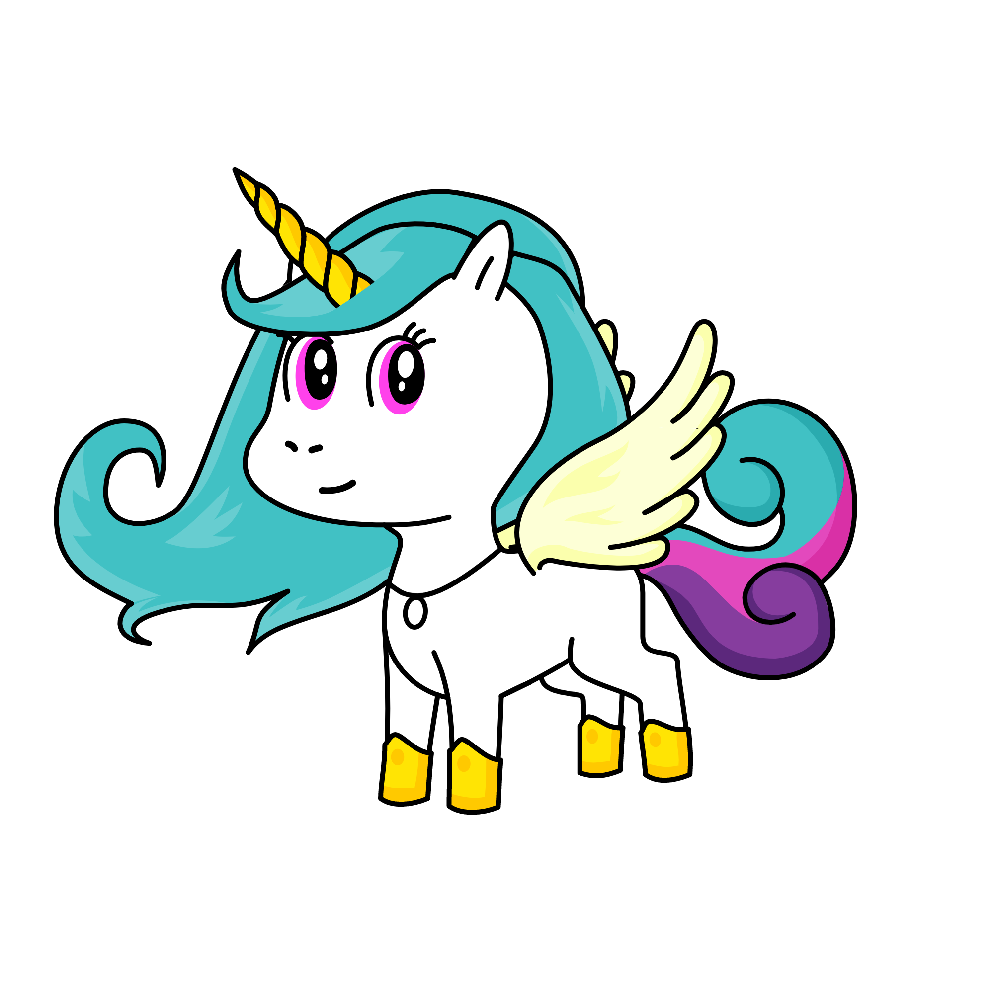 Celestia, the unicorn