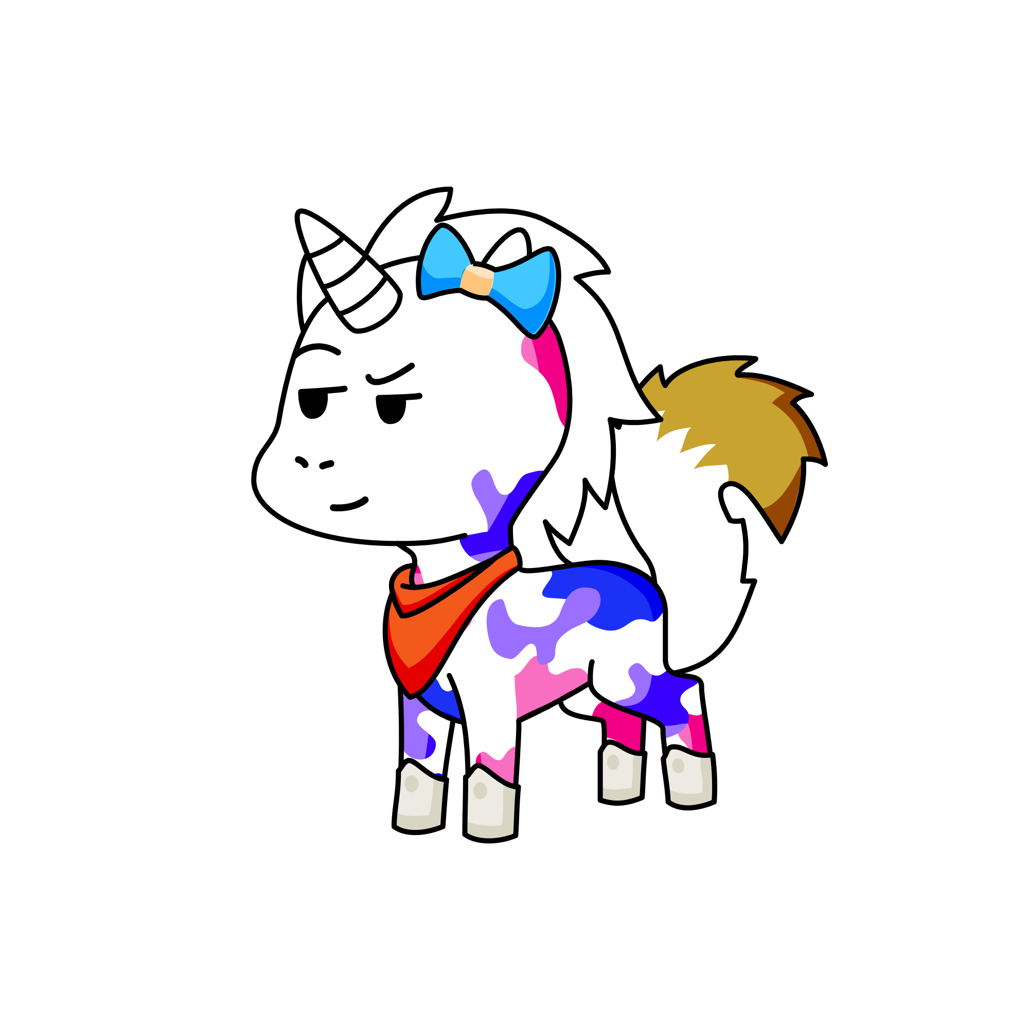 Spike, the unicorn