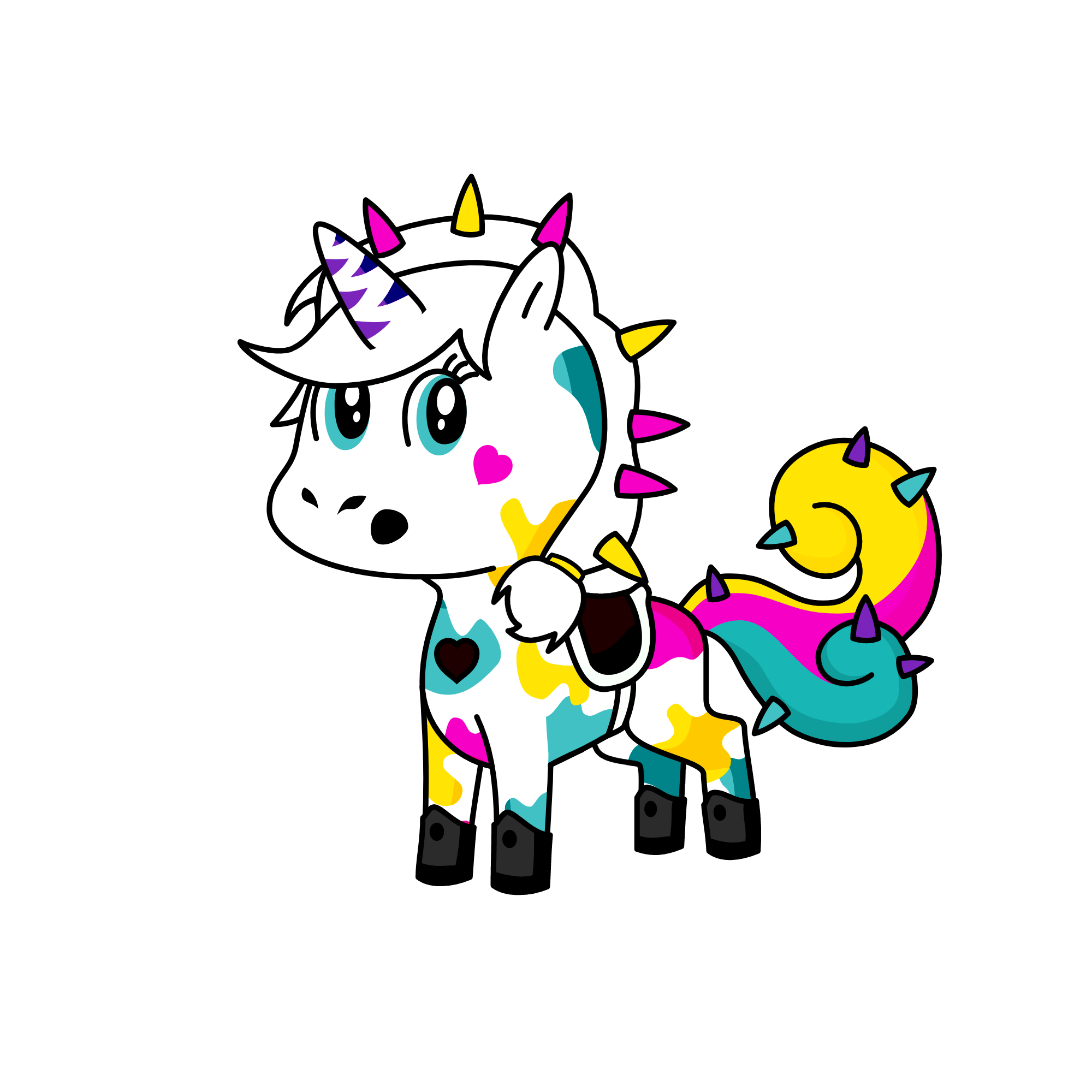 Dodlles, the unicorn