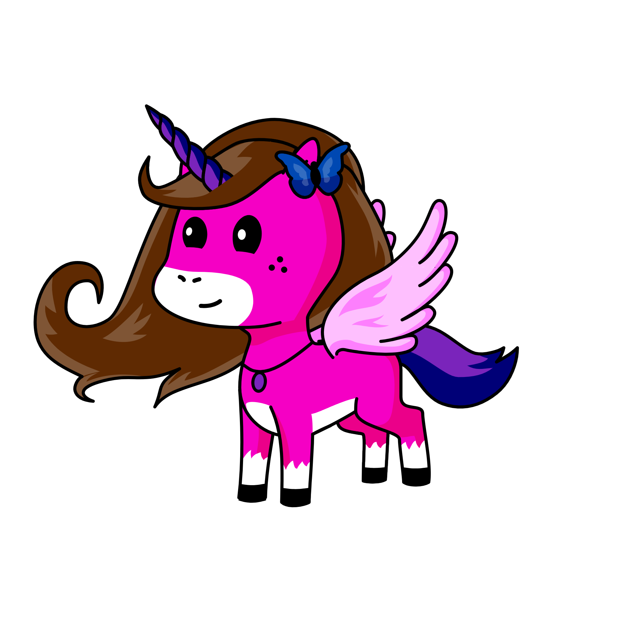 Snow Drop, the unicorn