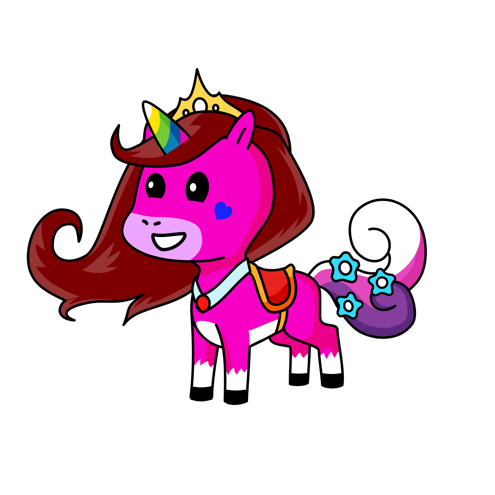 Queen Anna, the unicorn