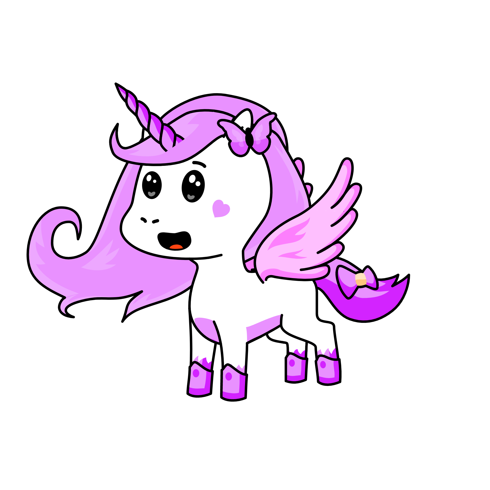 Angel, the unicorn