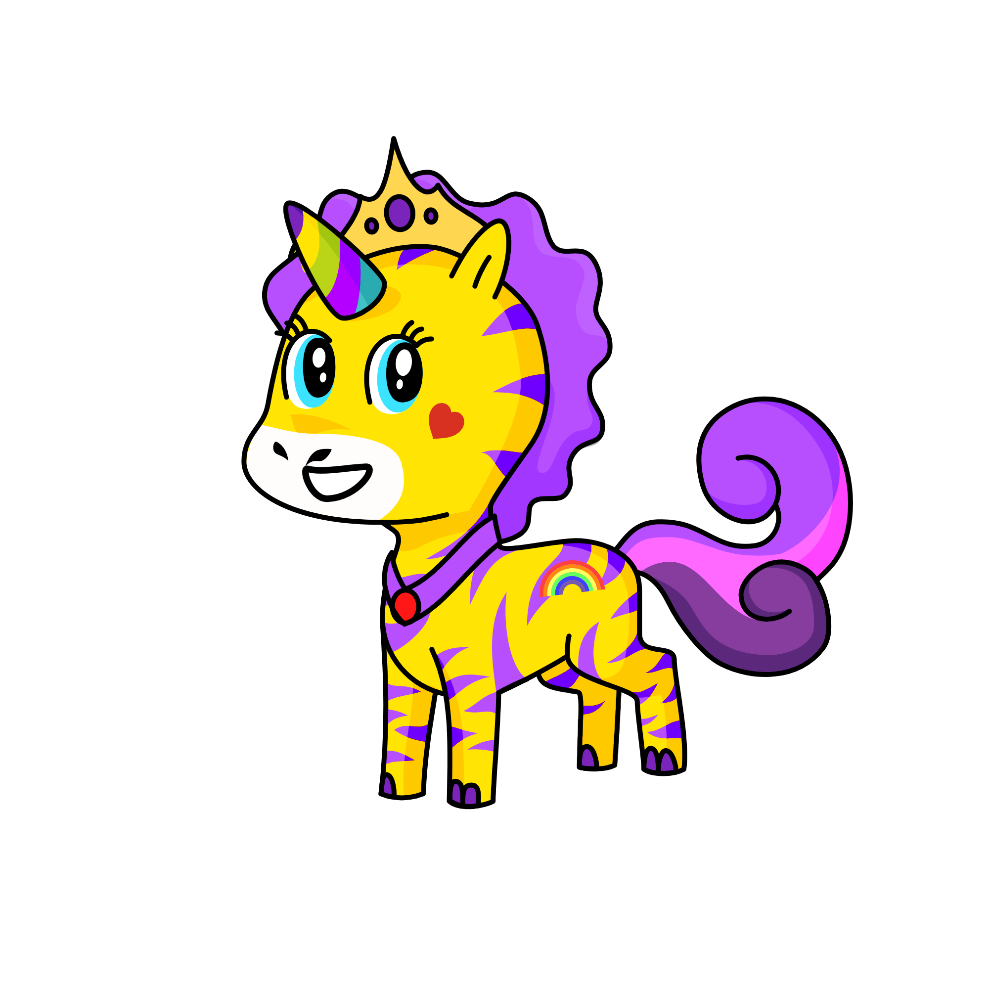 Princess Sparkles, the unicorn