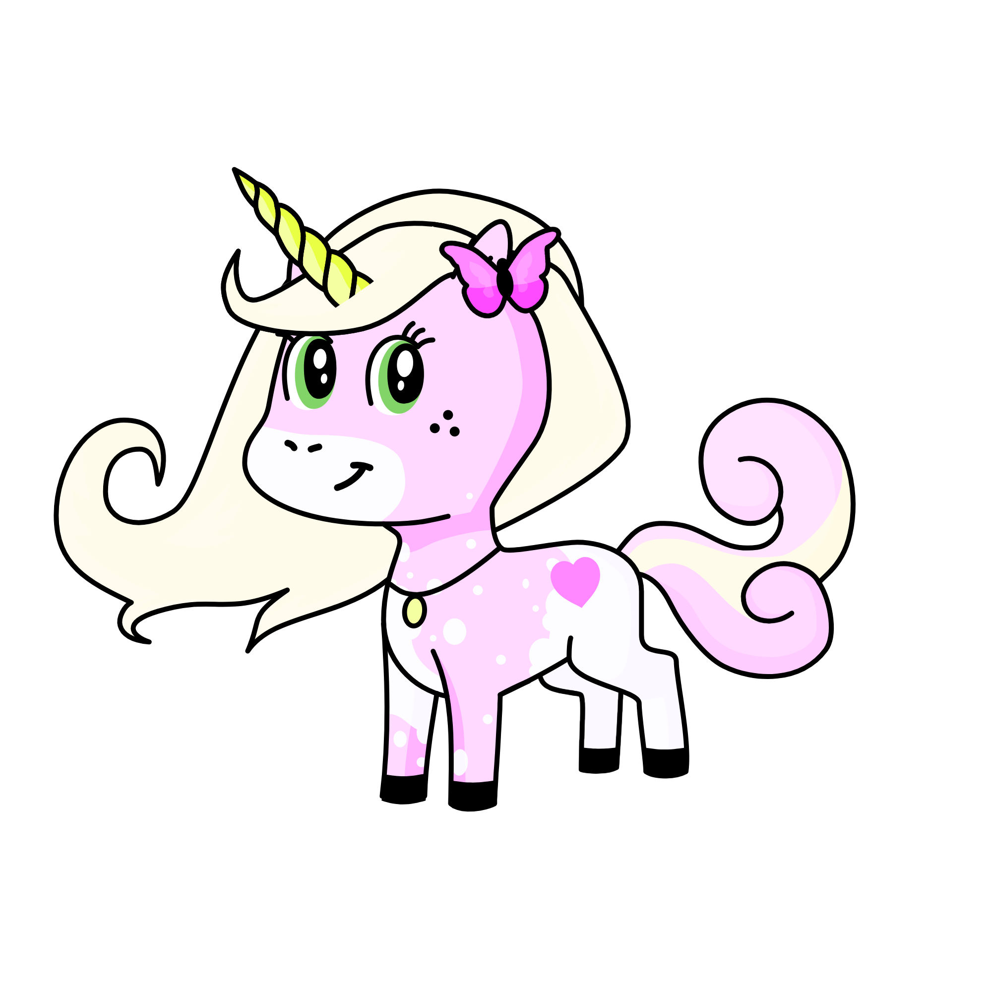 Princess Buttercup, the unicorn
