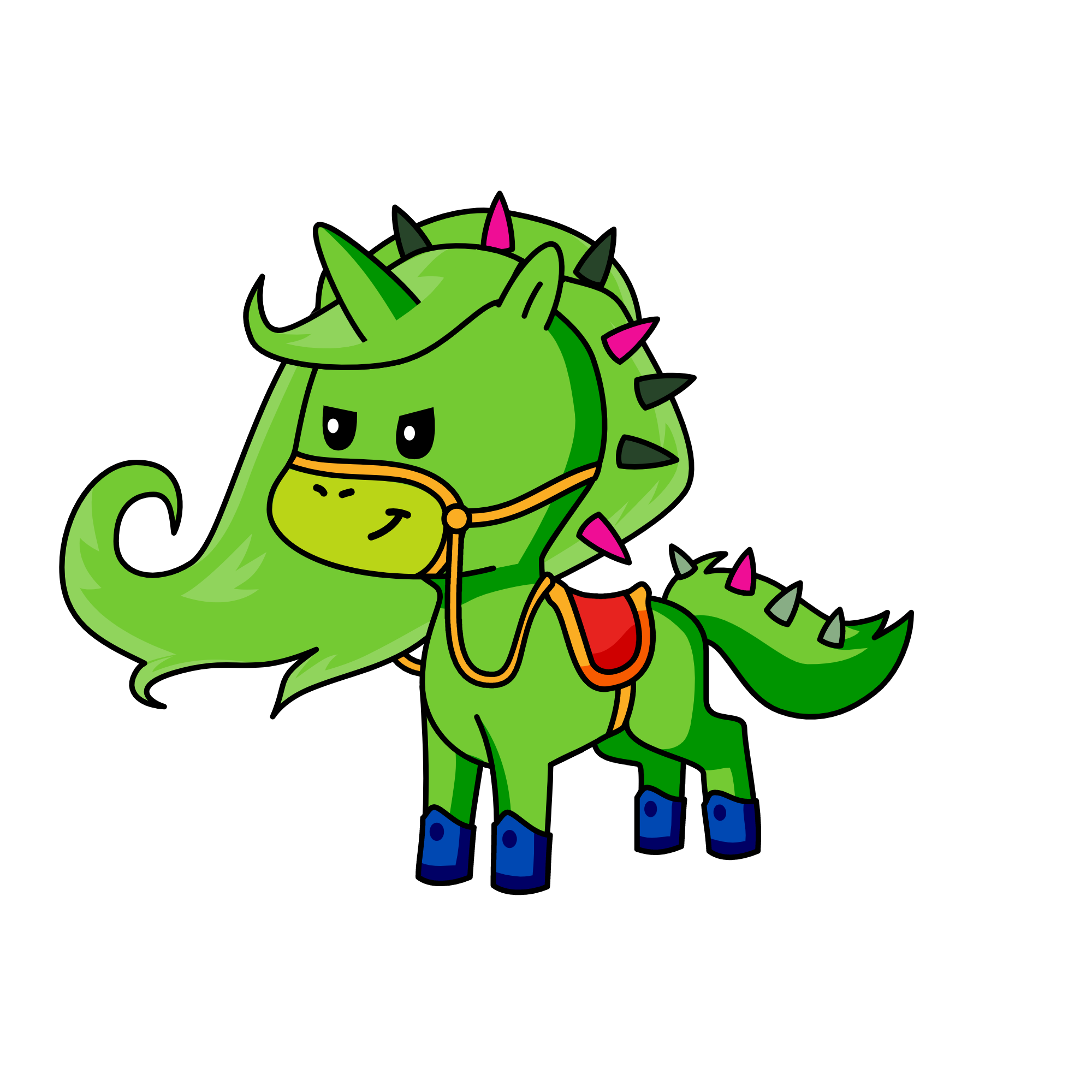 grass, the unicorn