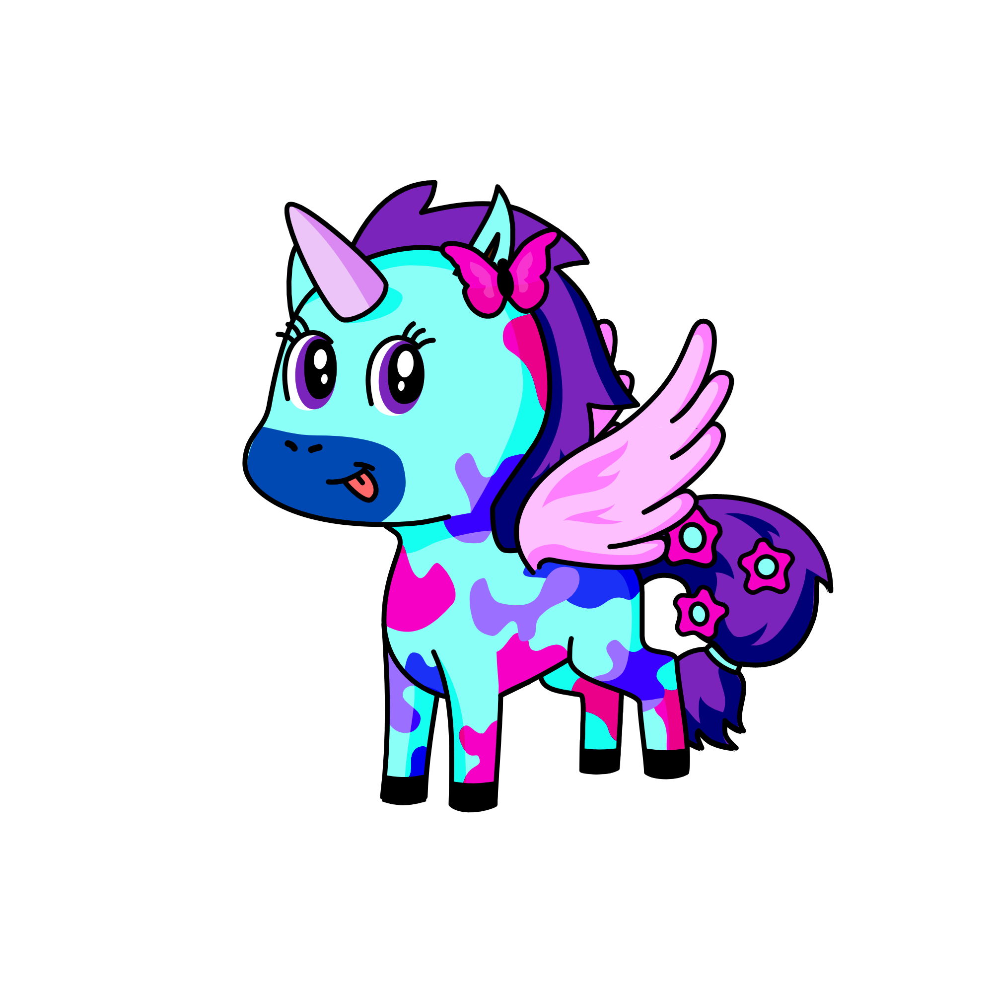 Happycorn, the unicorn