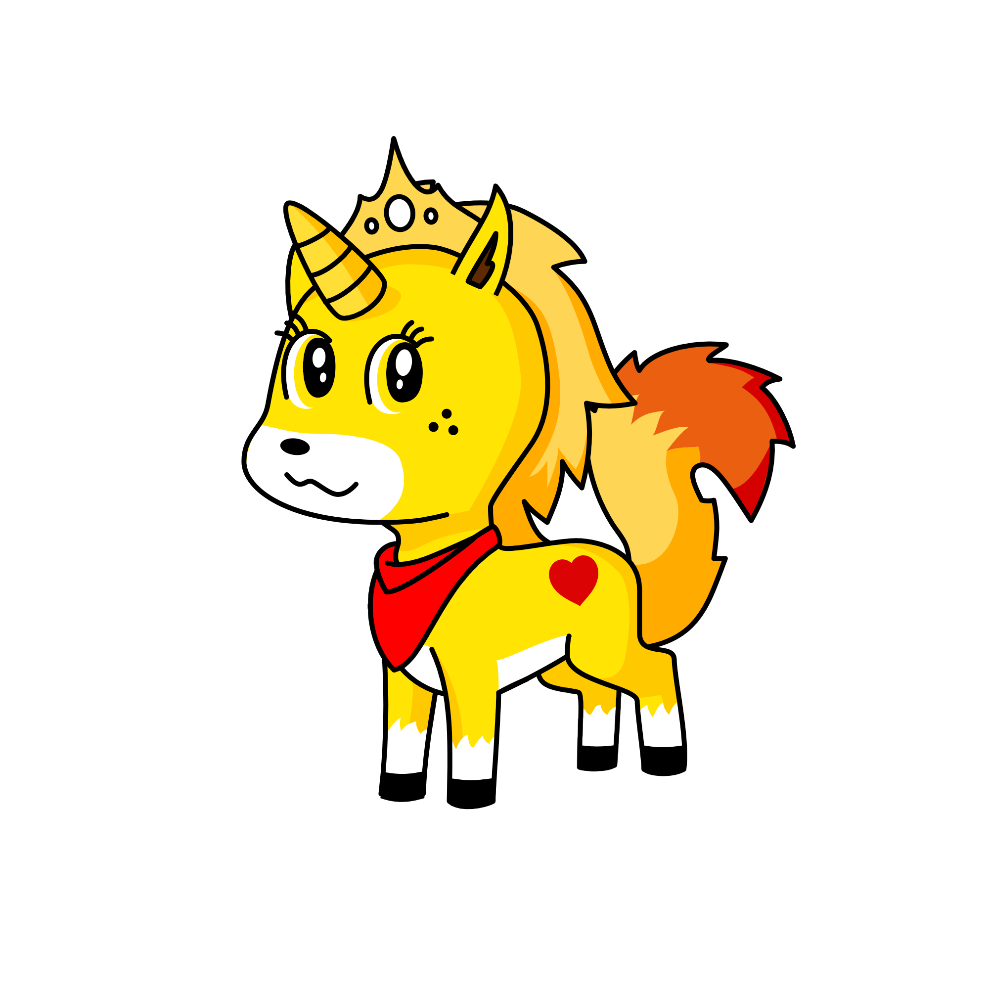 Queen of the wolves ava , the unicorn