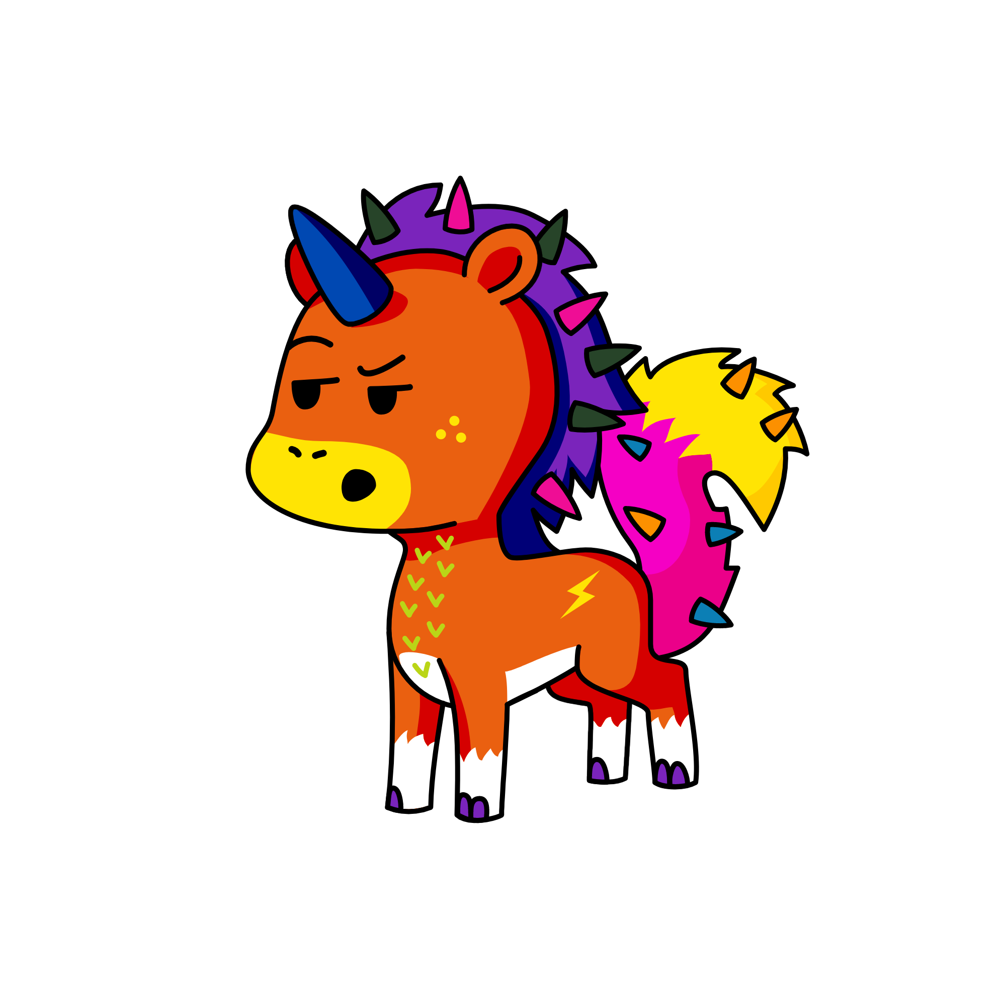 EL UNICORNIO MAS FEOOOOOO, the unicorn