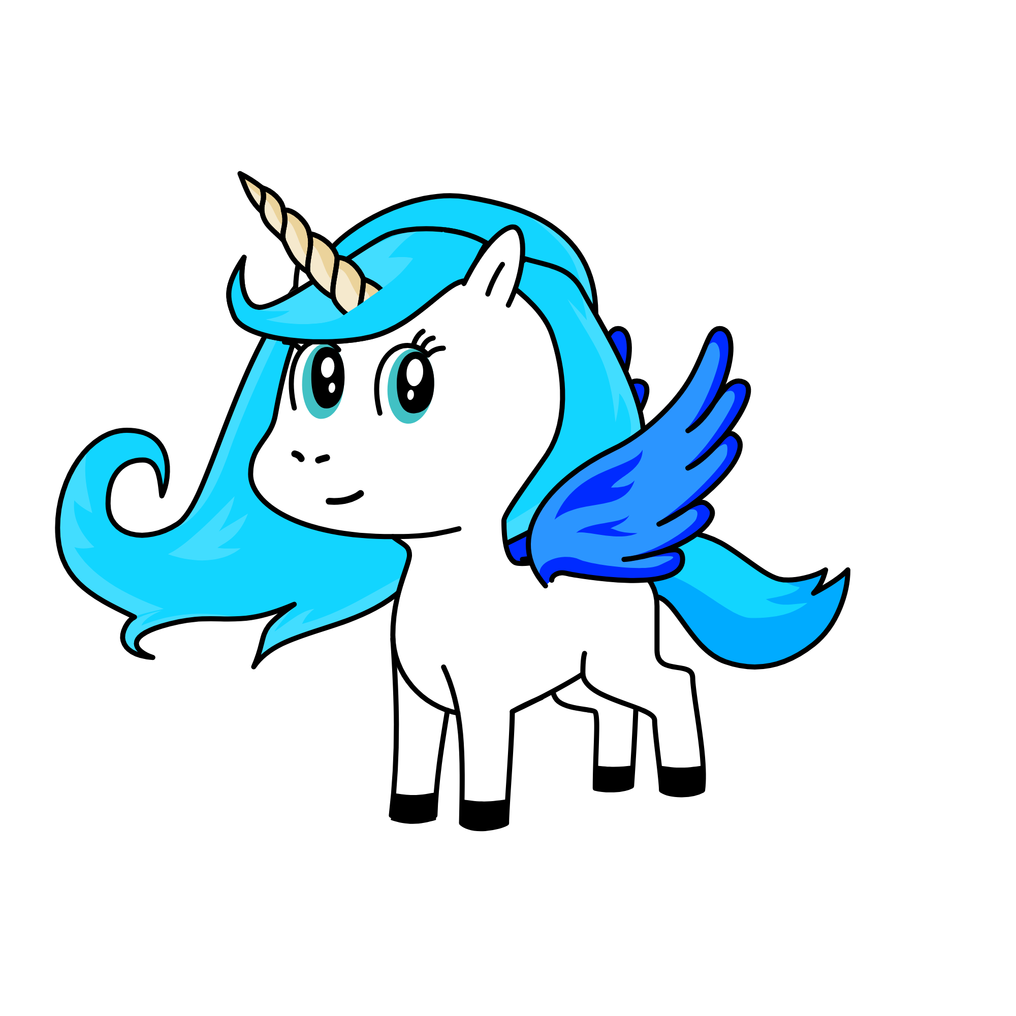 Pegasus, the unicorn