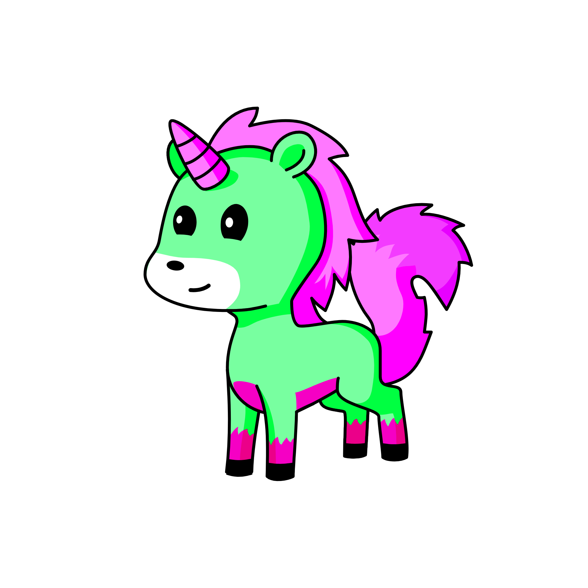 grenpink, the unicorn
