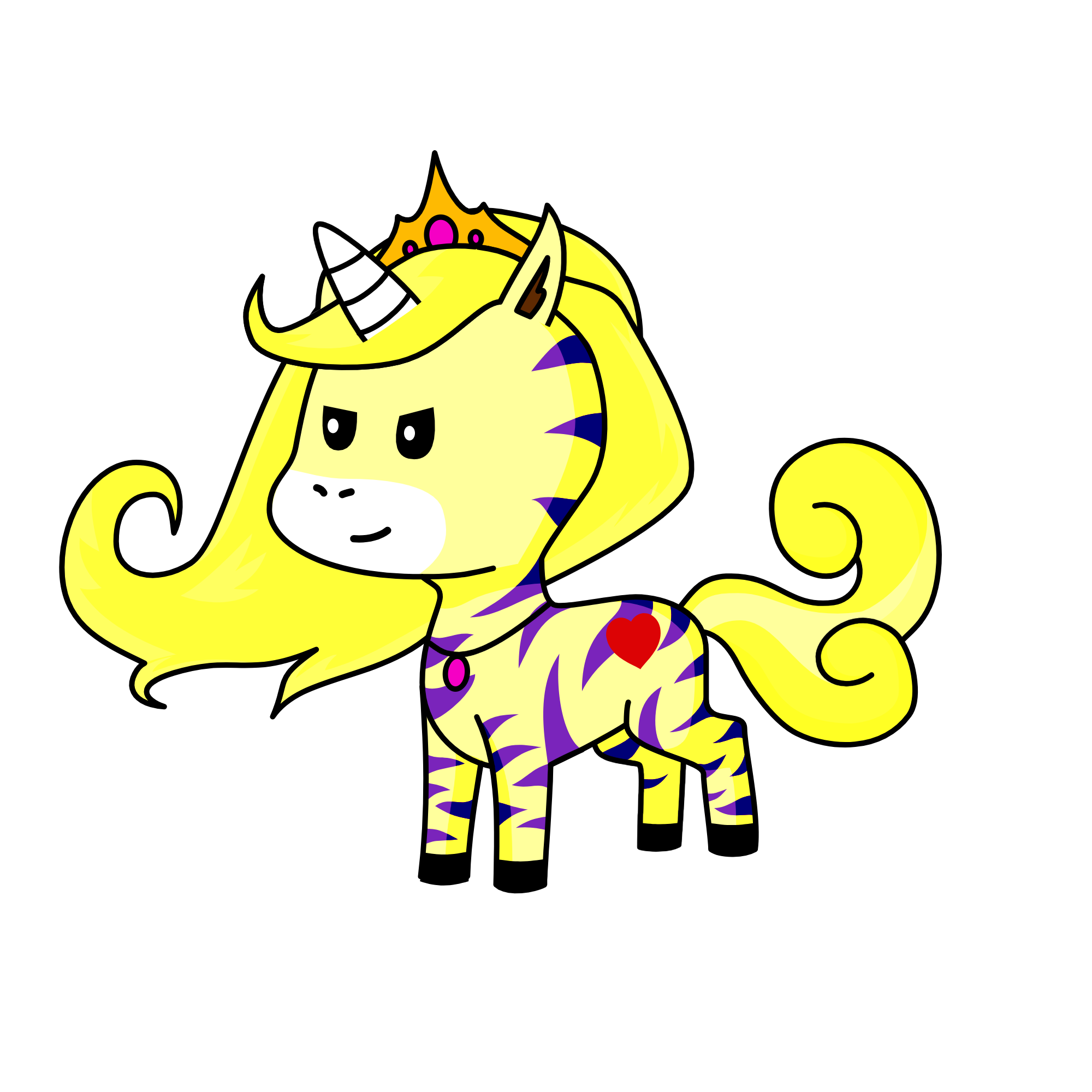 Rapunzle, the unicorn