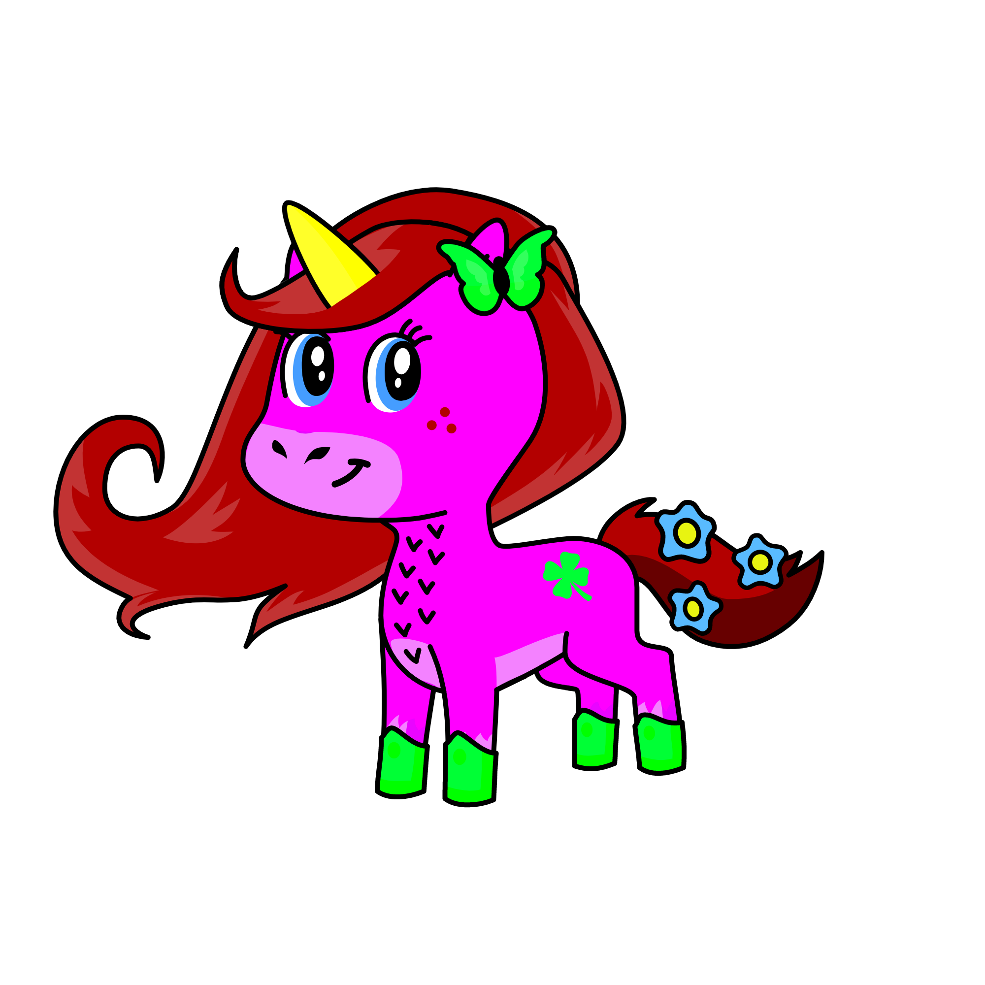 AVENTURERA., the unicorn