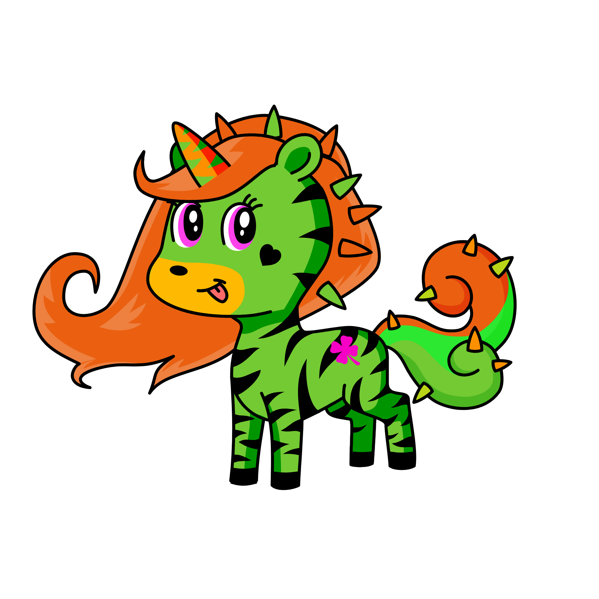 spikes, the unicorn