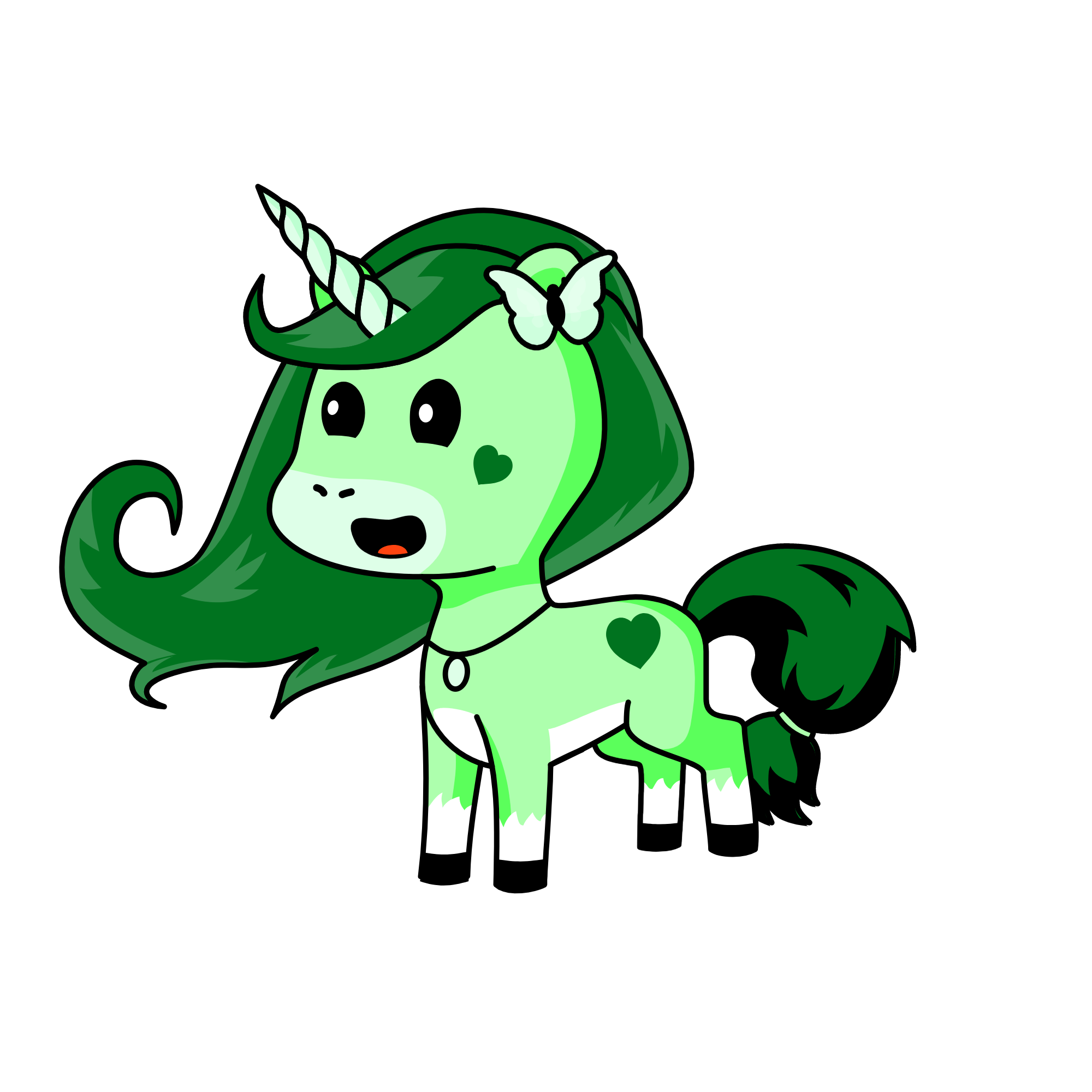 Mrs. Key Lime, the unicorn