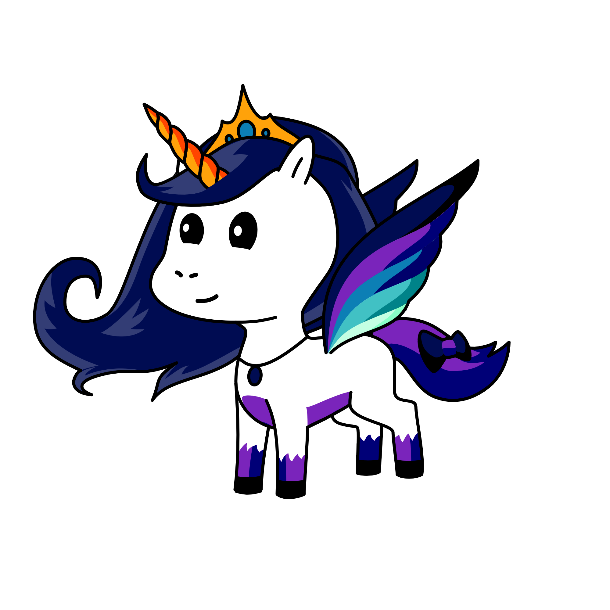 Dawn, the unicorn