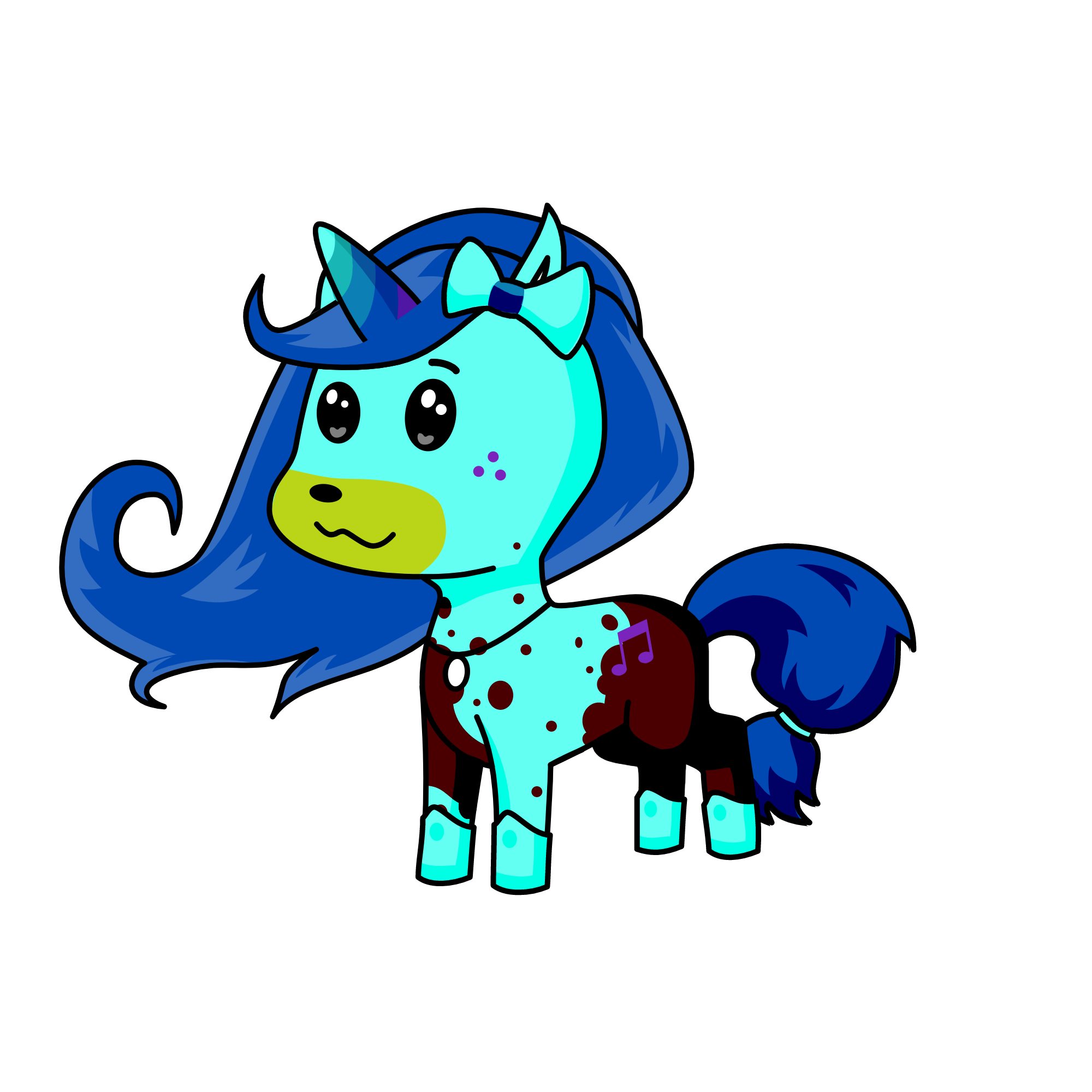 minty, the unicorn