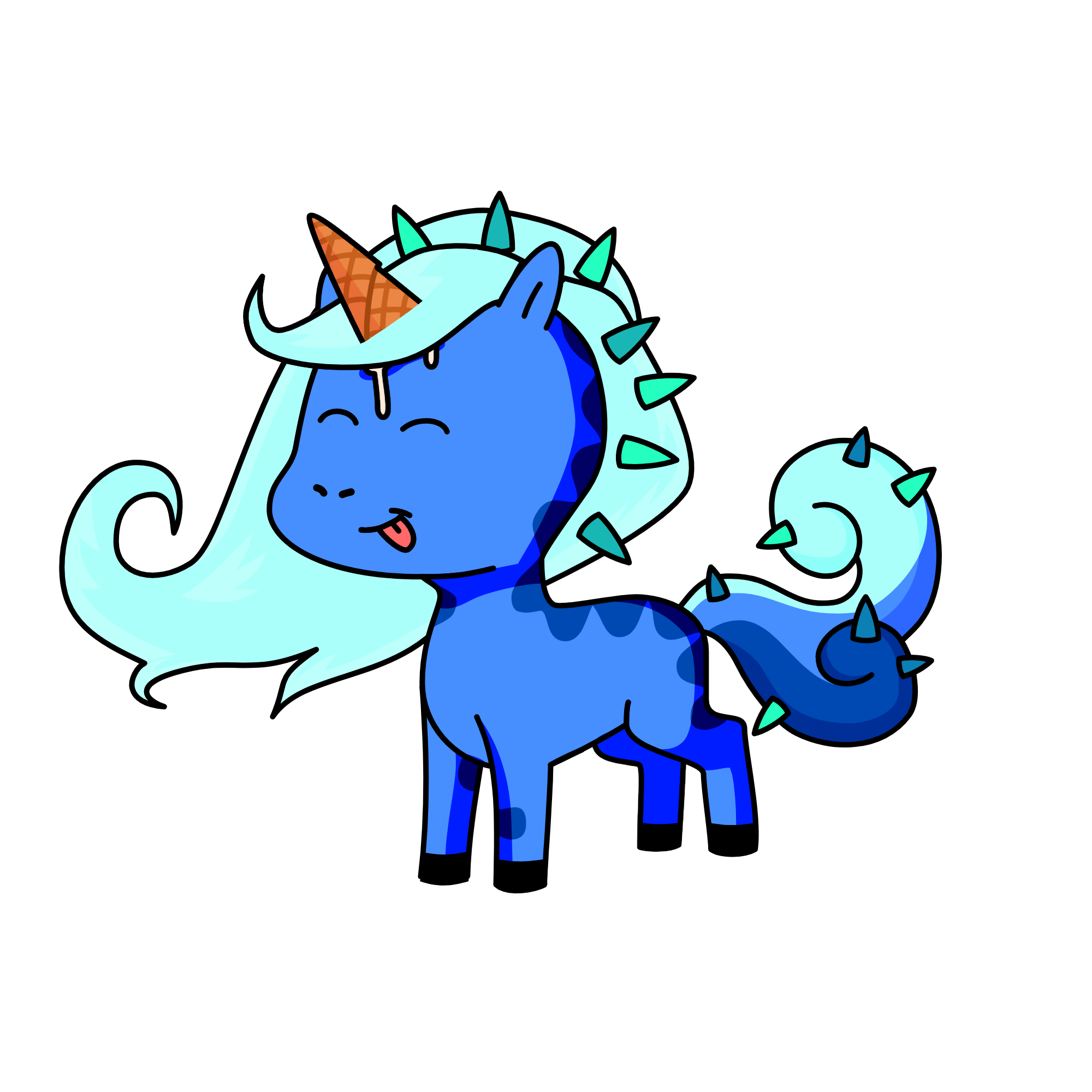 Icicle, the unicorn