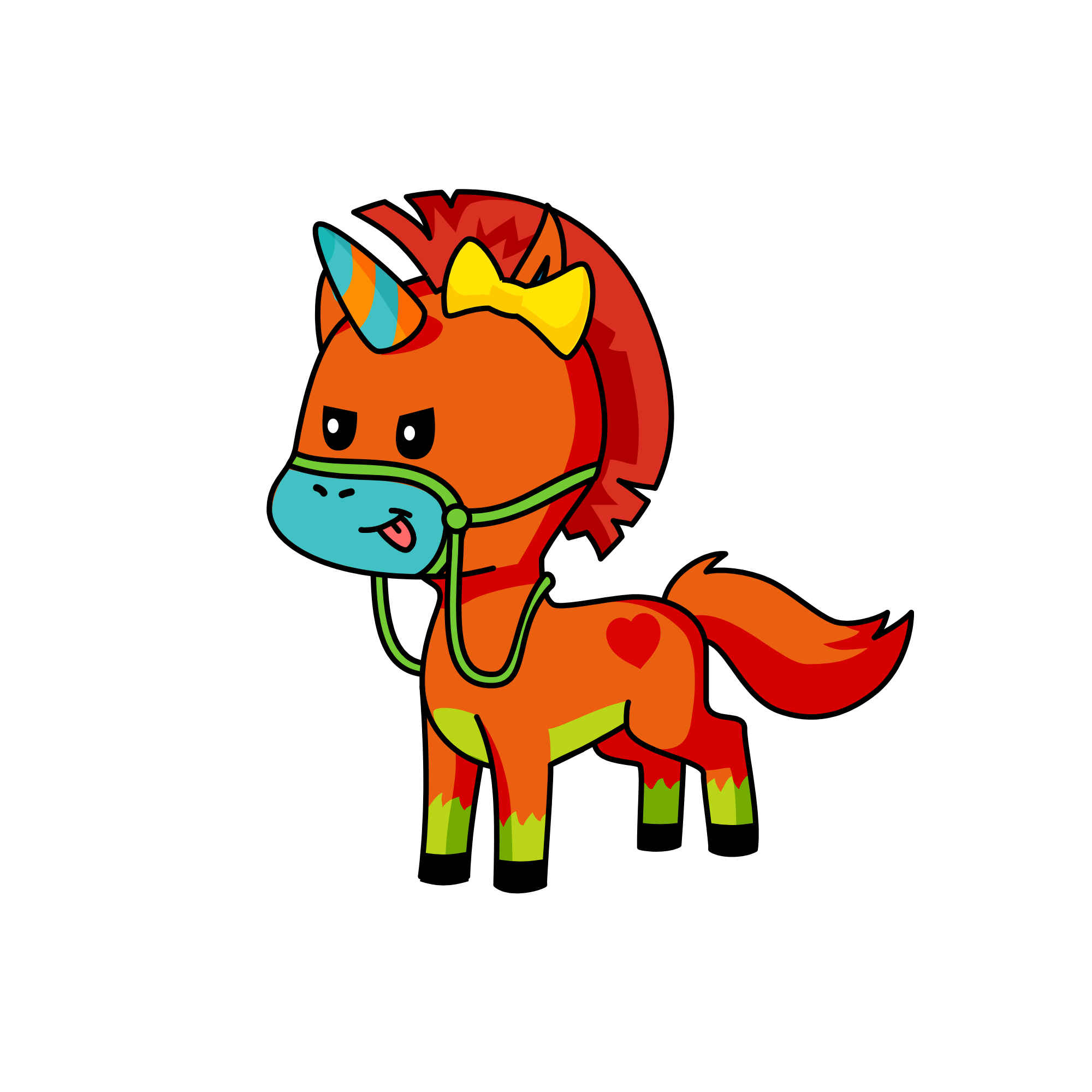 😎 malo 😡, the unicorn