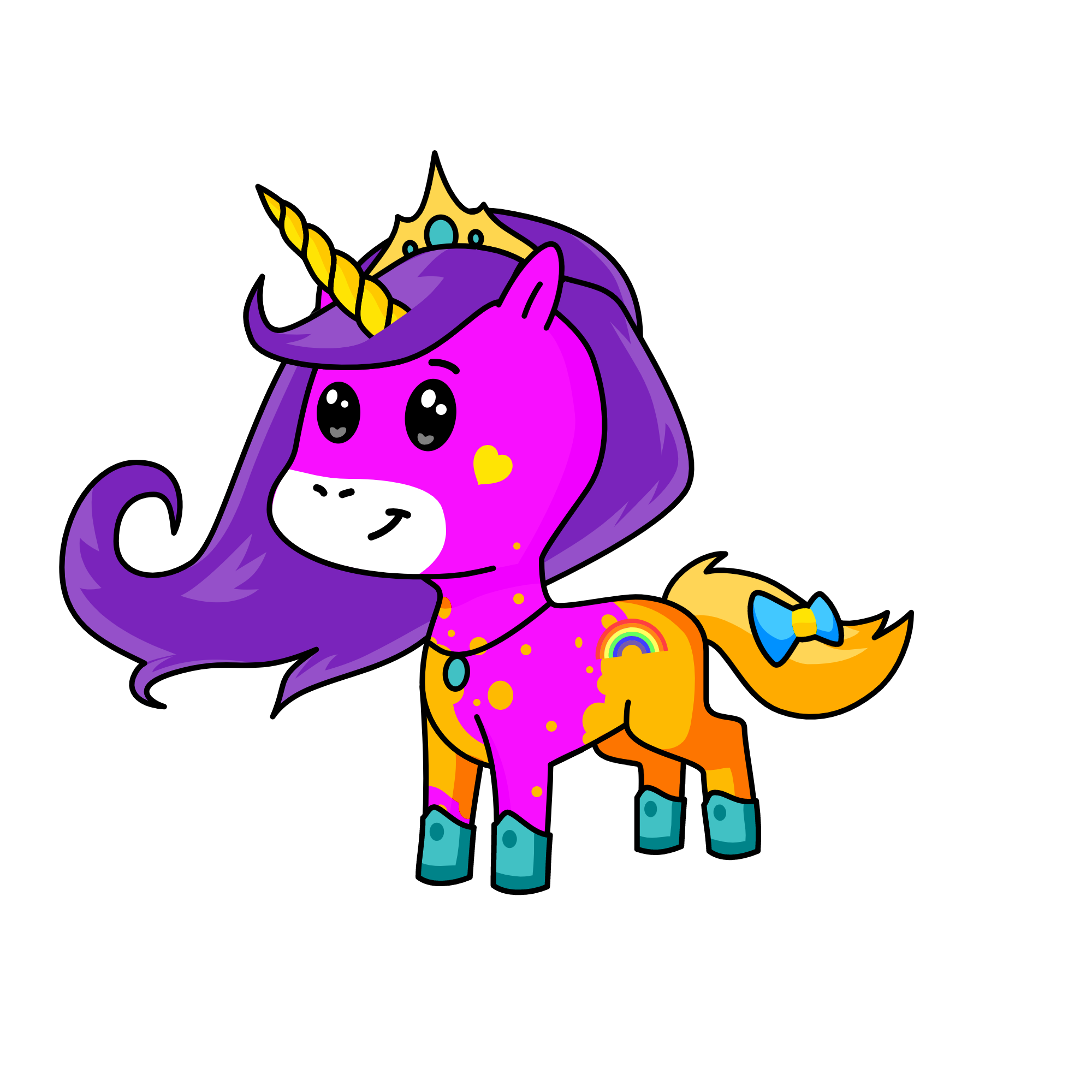 Rosey, the unicorn