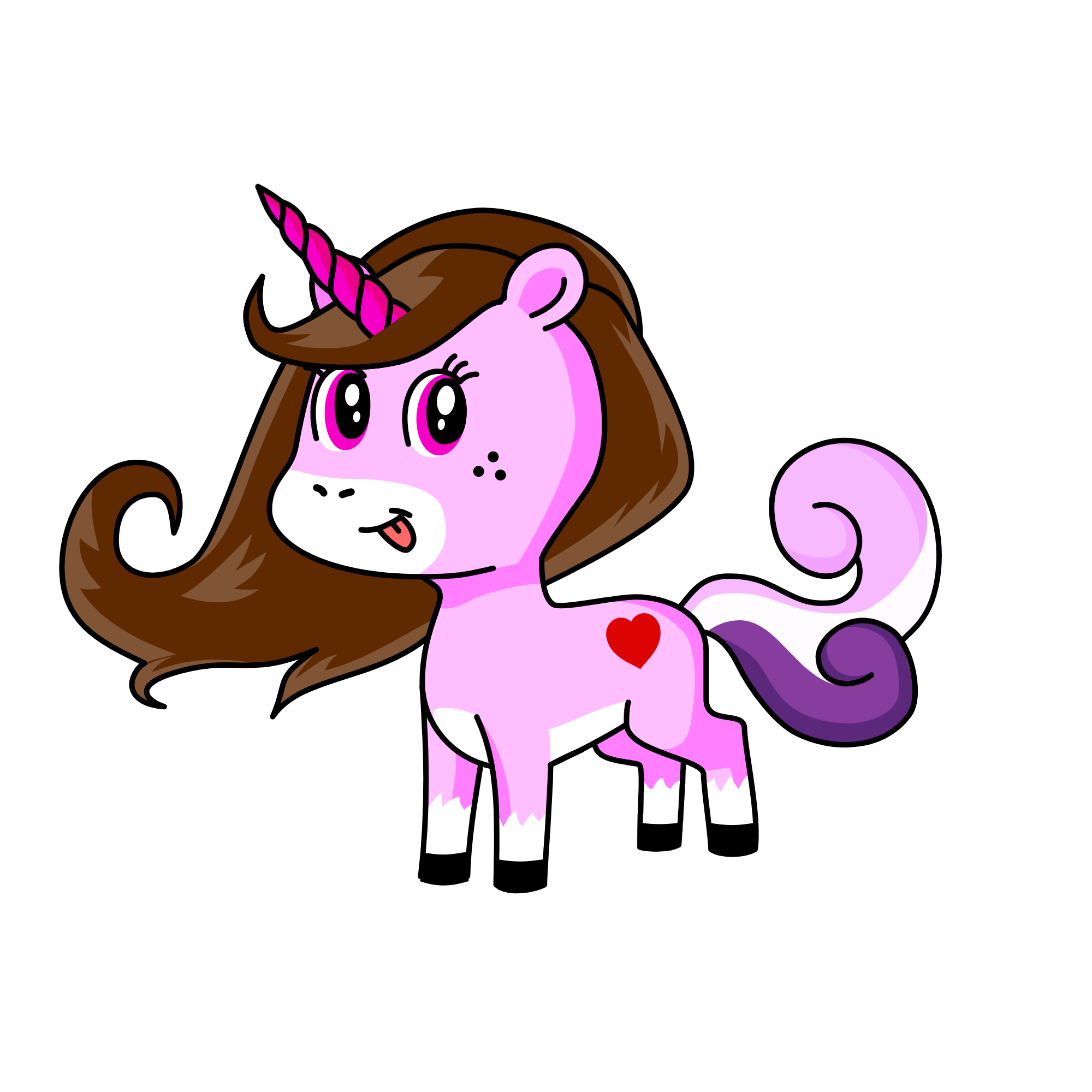 Senna, the unicorn