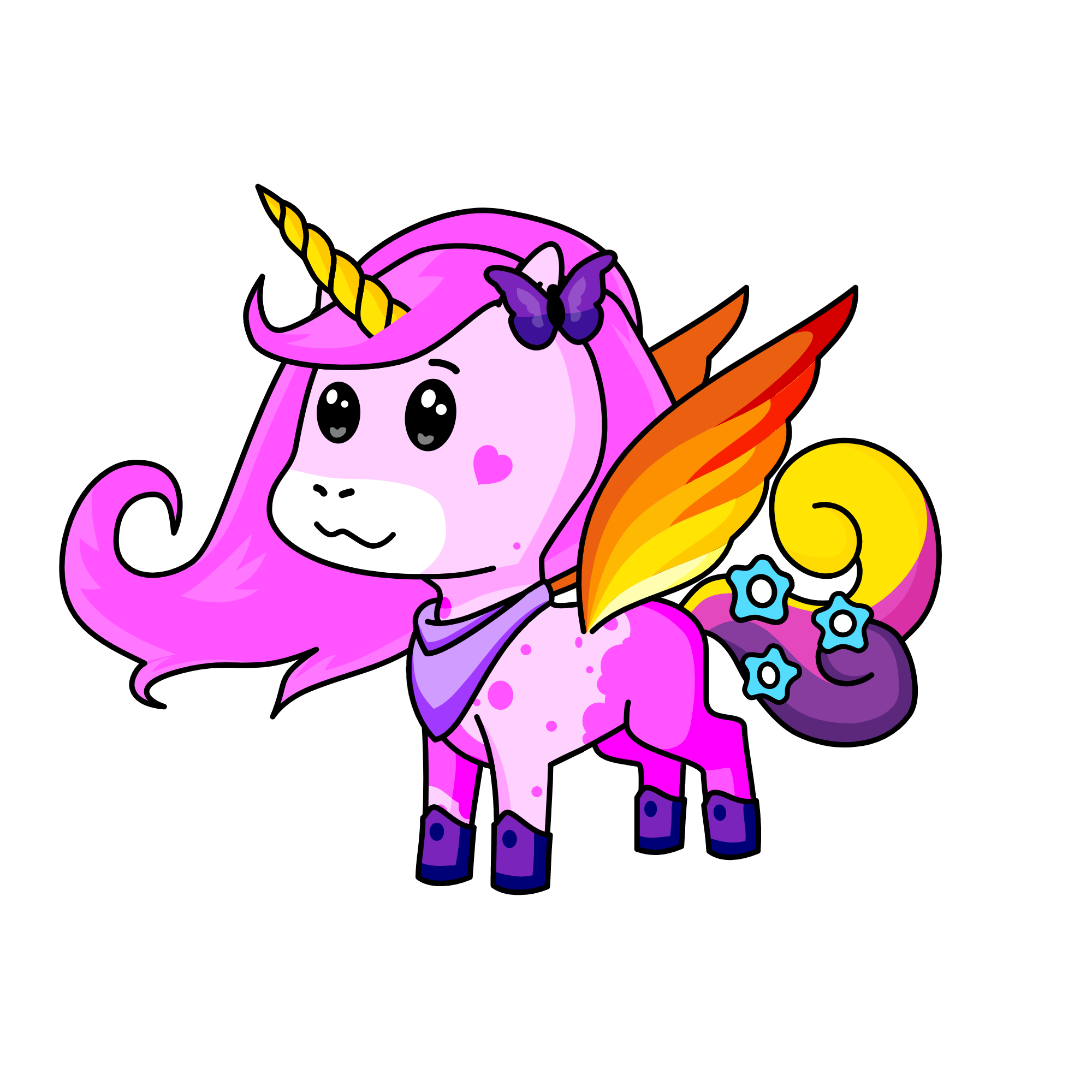 Galaxy, the unicorn