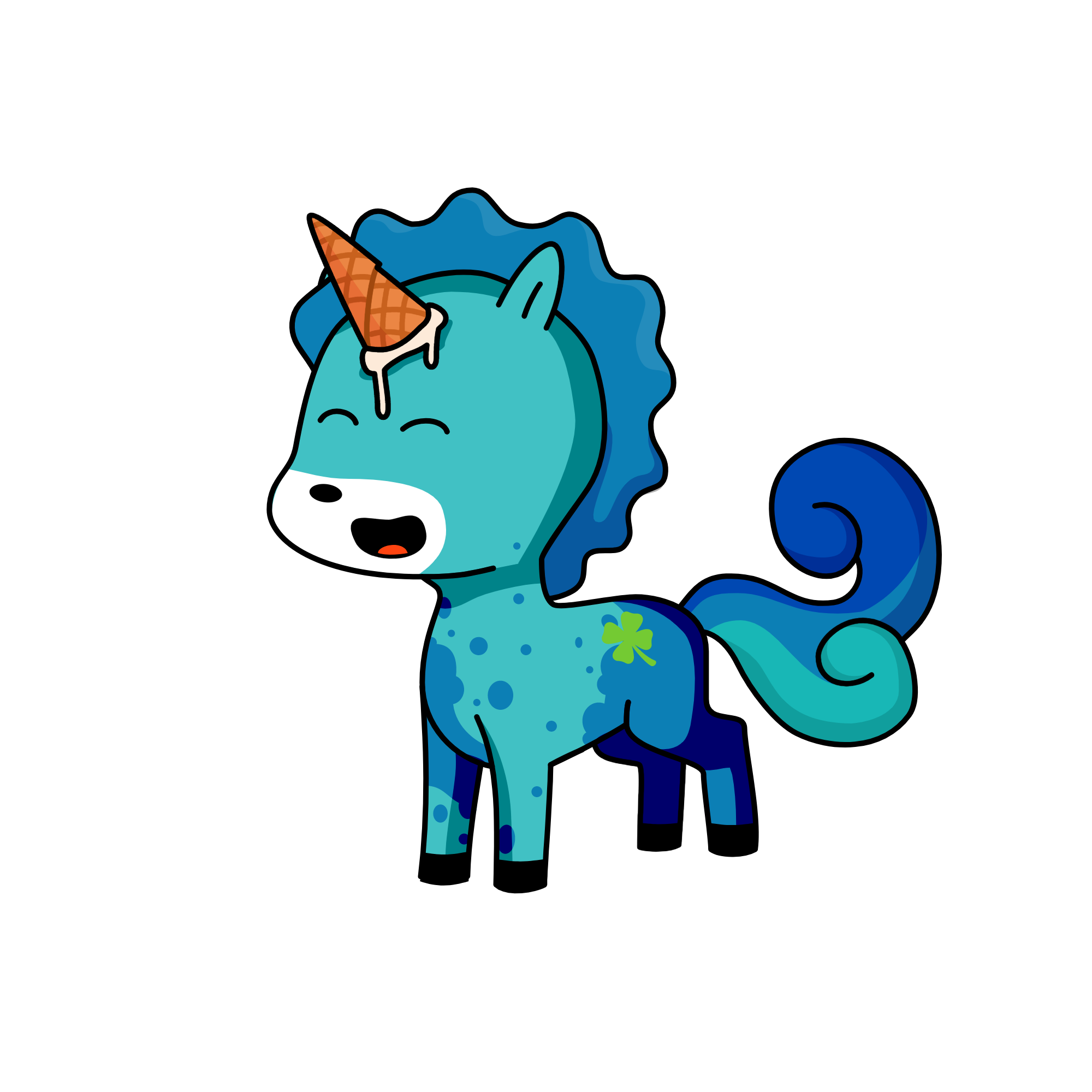ice cream, the unicorn