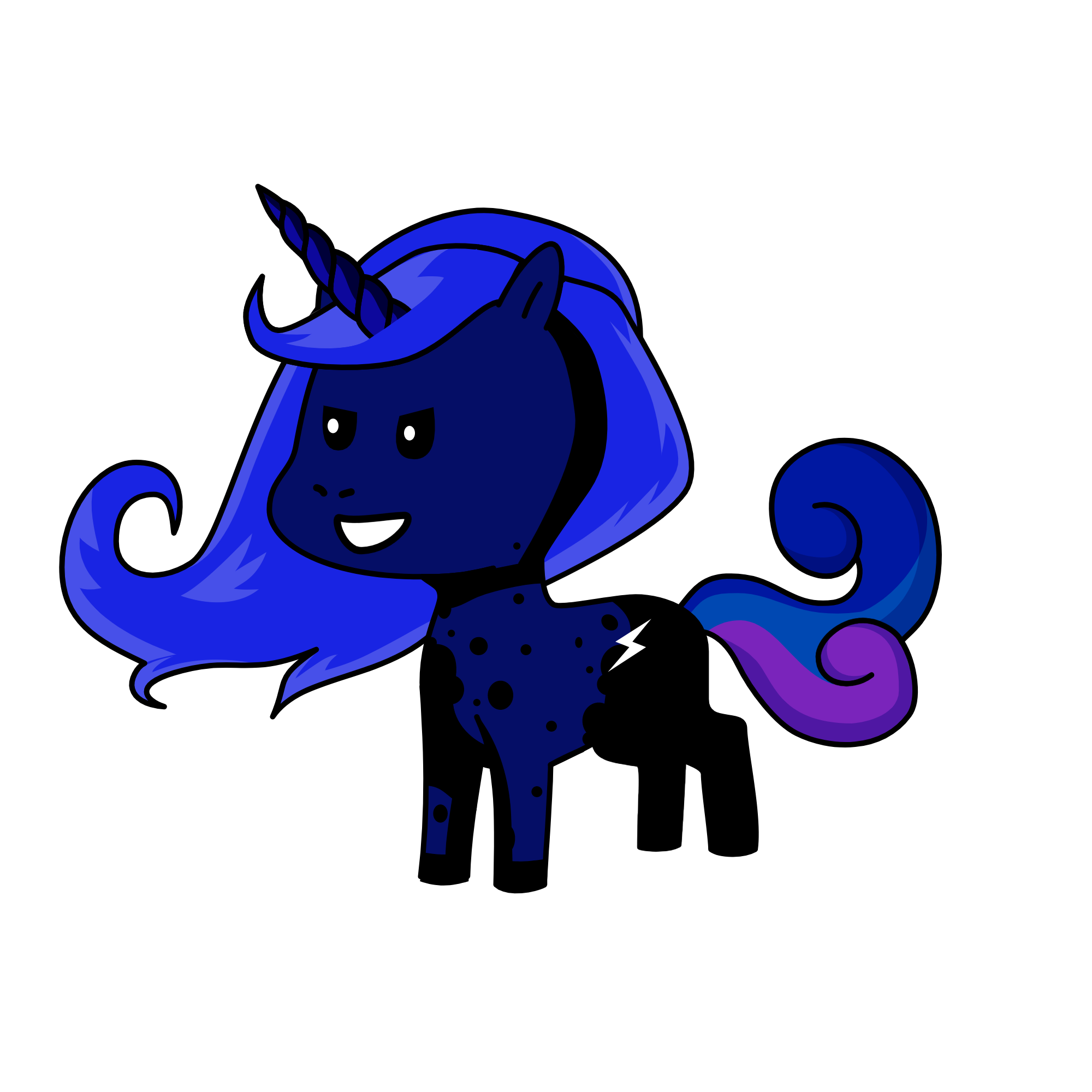 nignt mare moon, the unicorn
