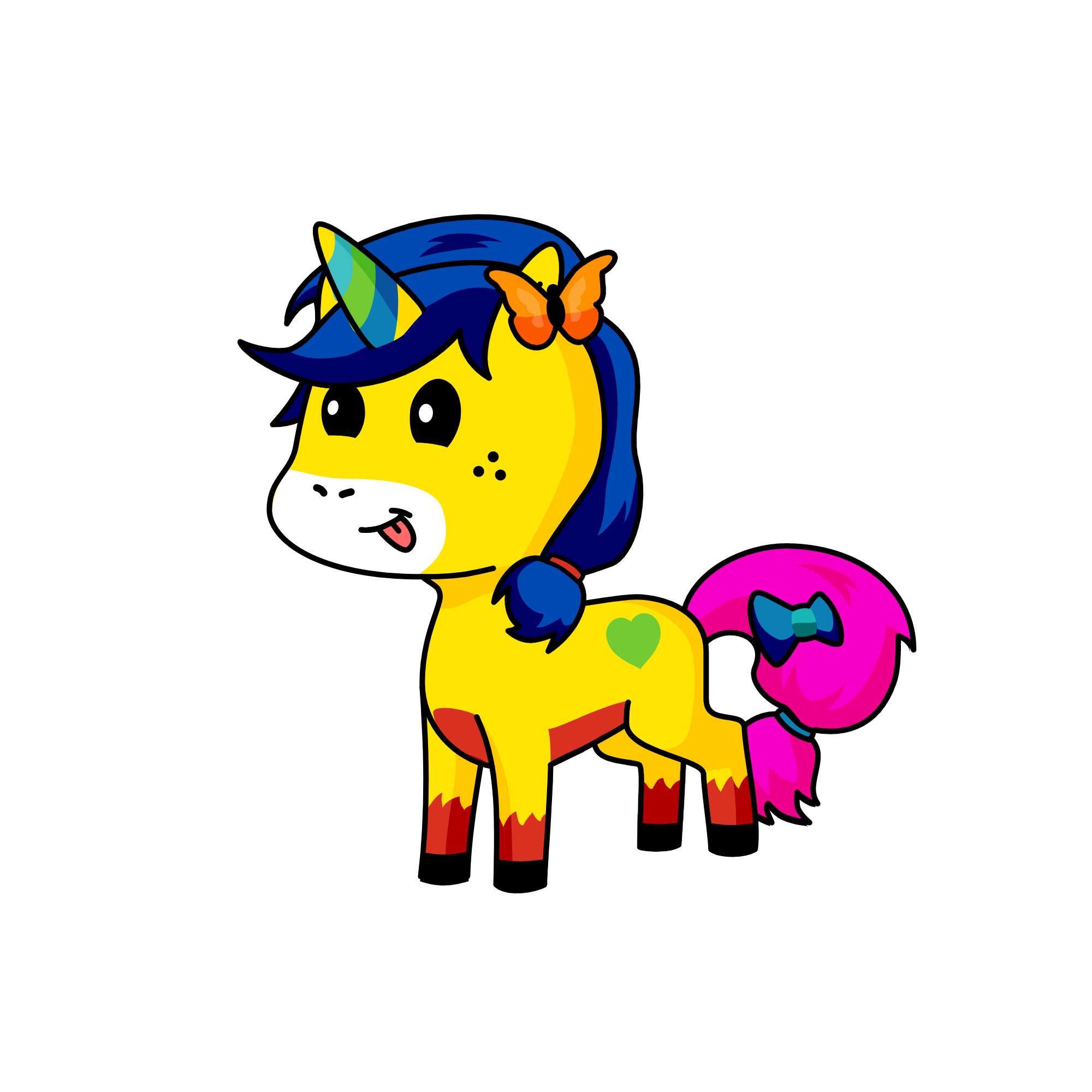 Prince Glaze, the unicorn