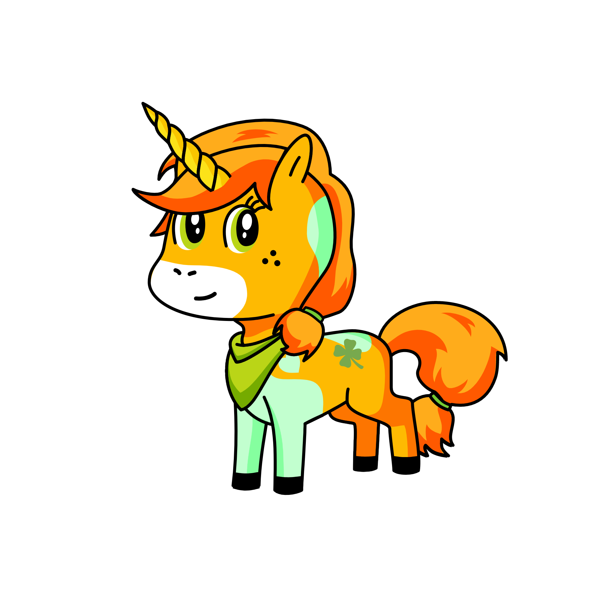 Lucky, the unicorn