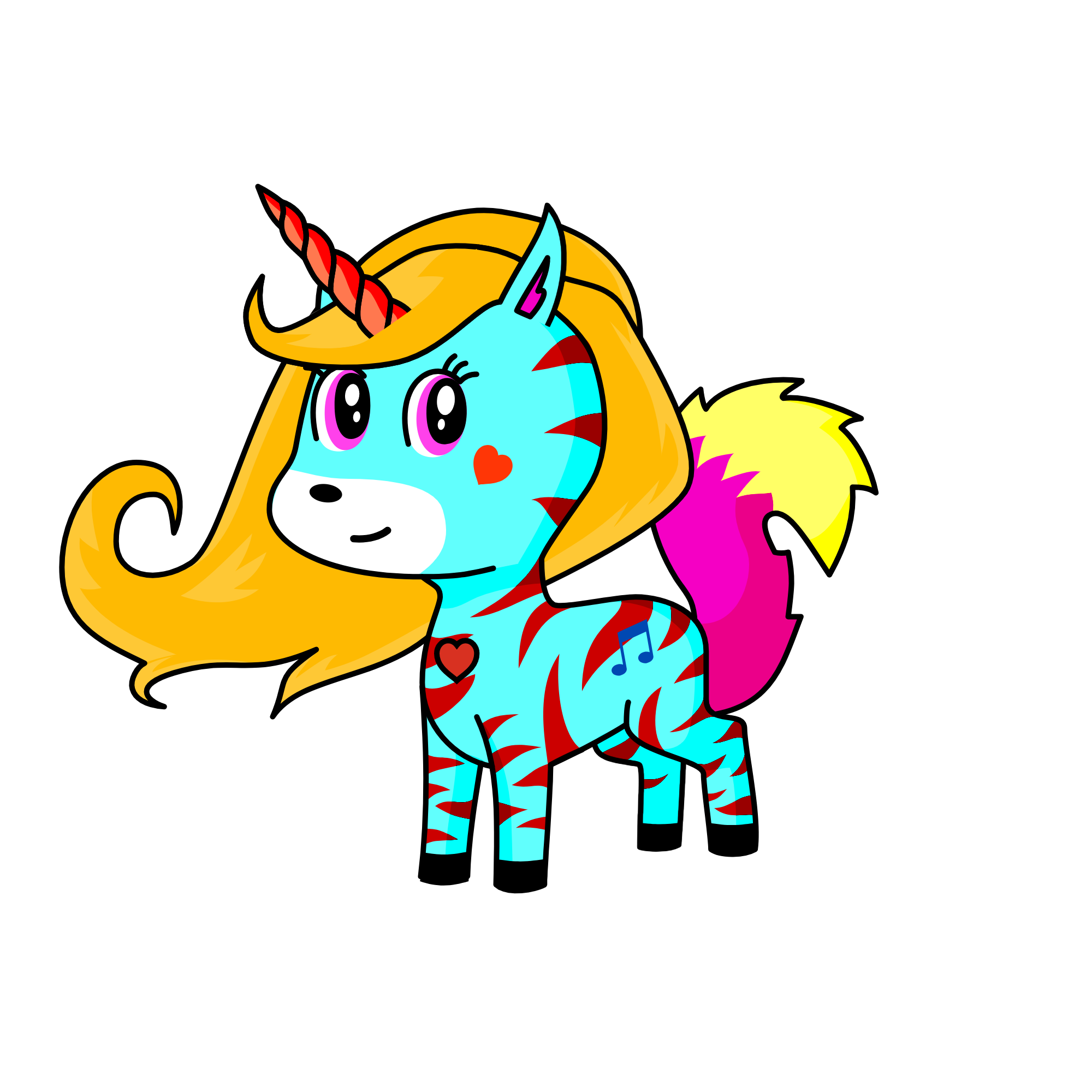 Lyrics, the unicorn