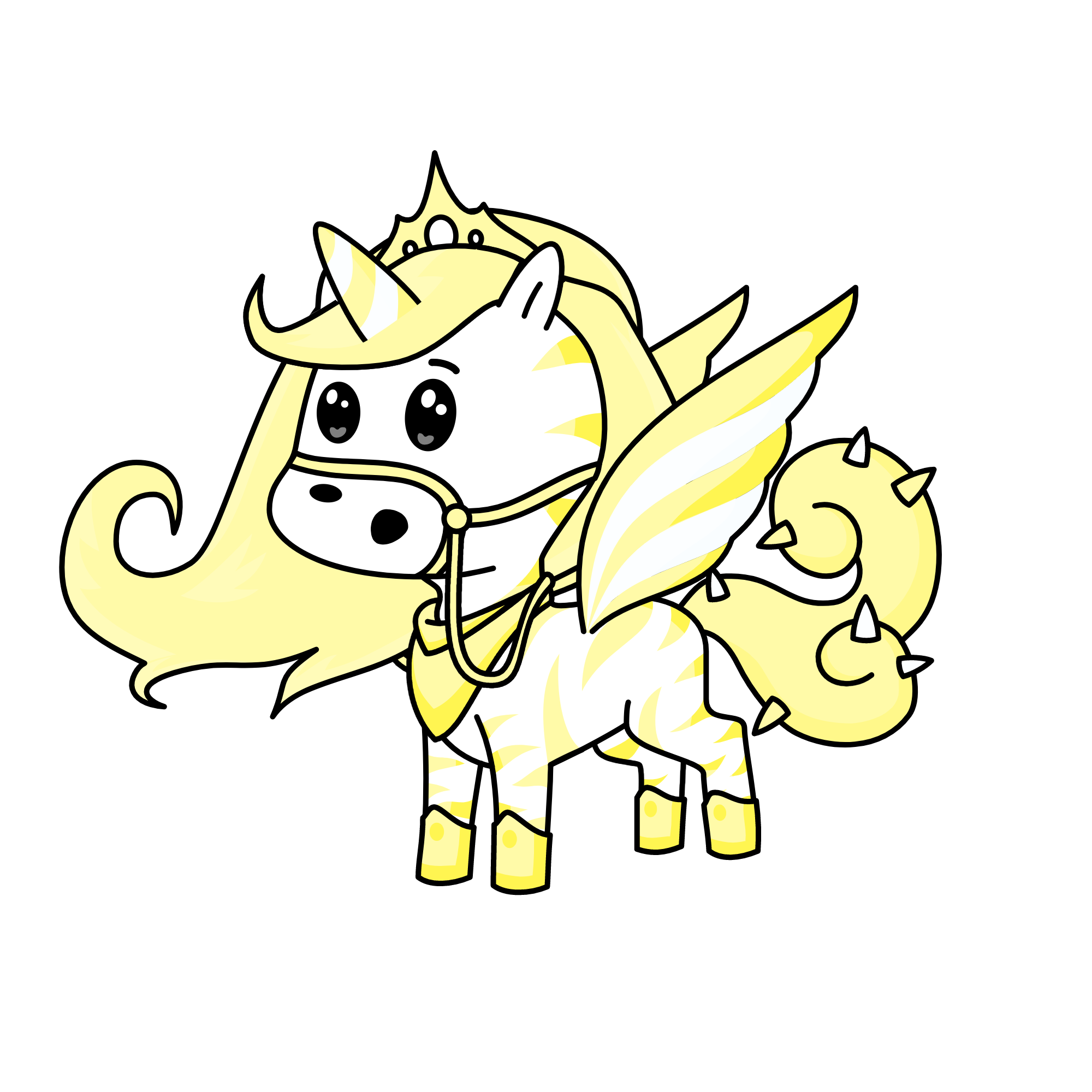 golden velvet, the unicorn