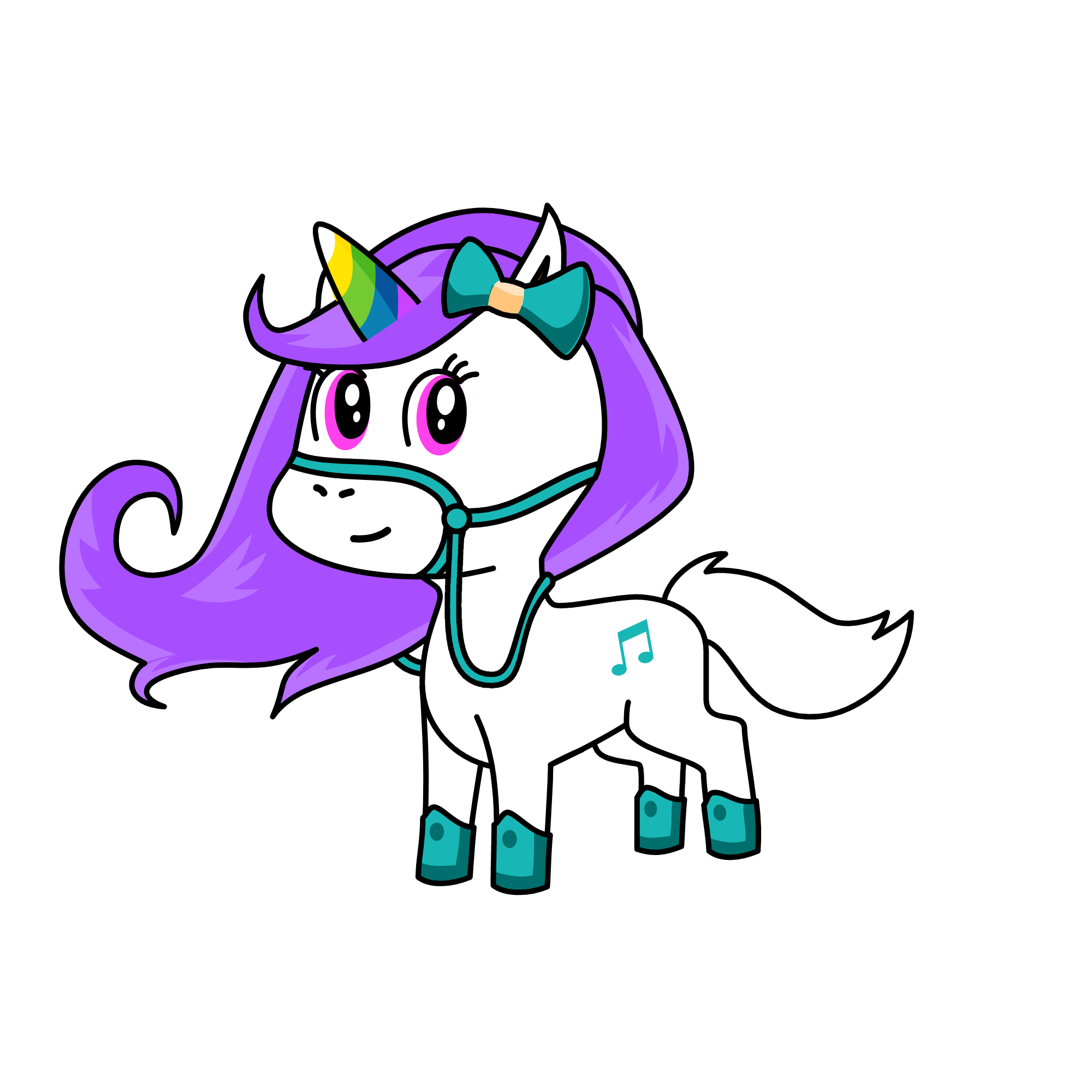 pink pai, the unicorn