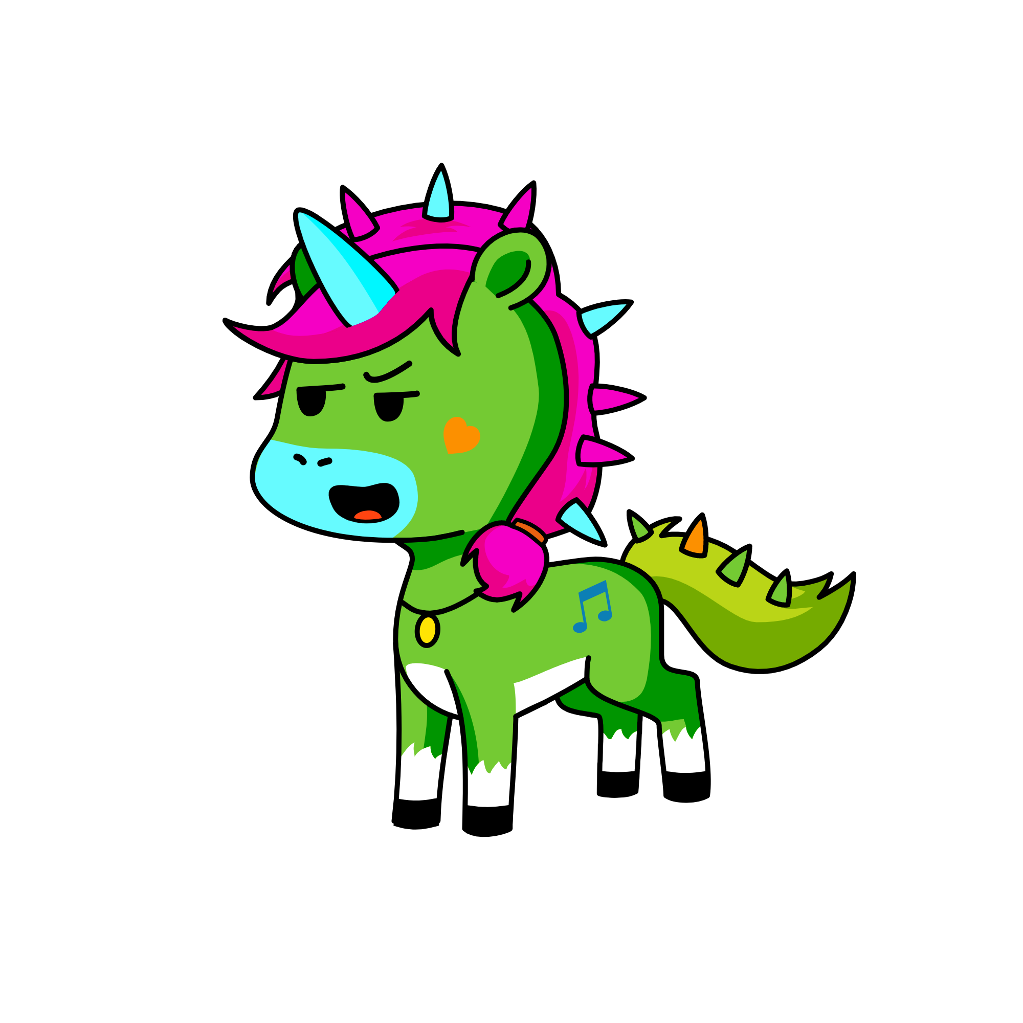 pinches, the unicorn