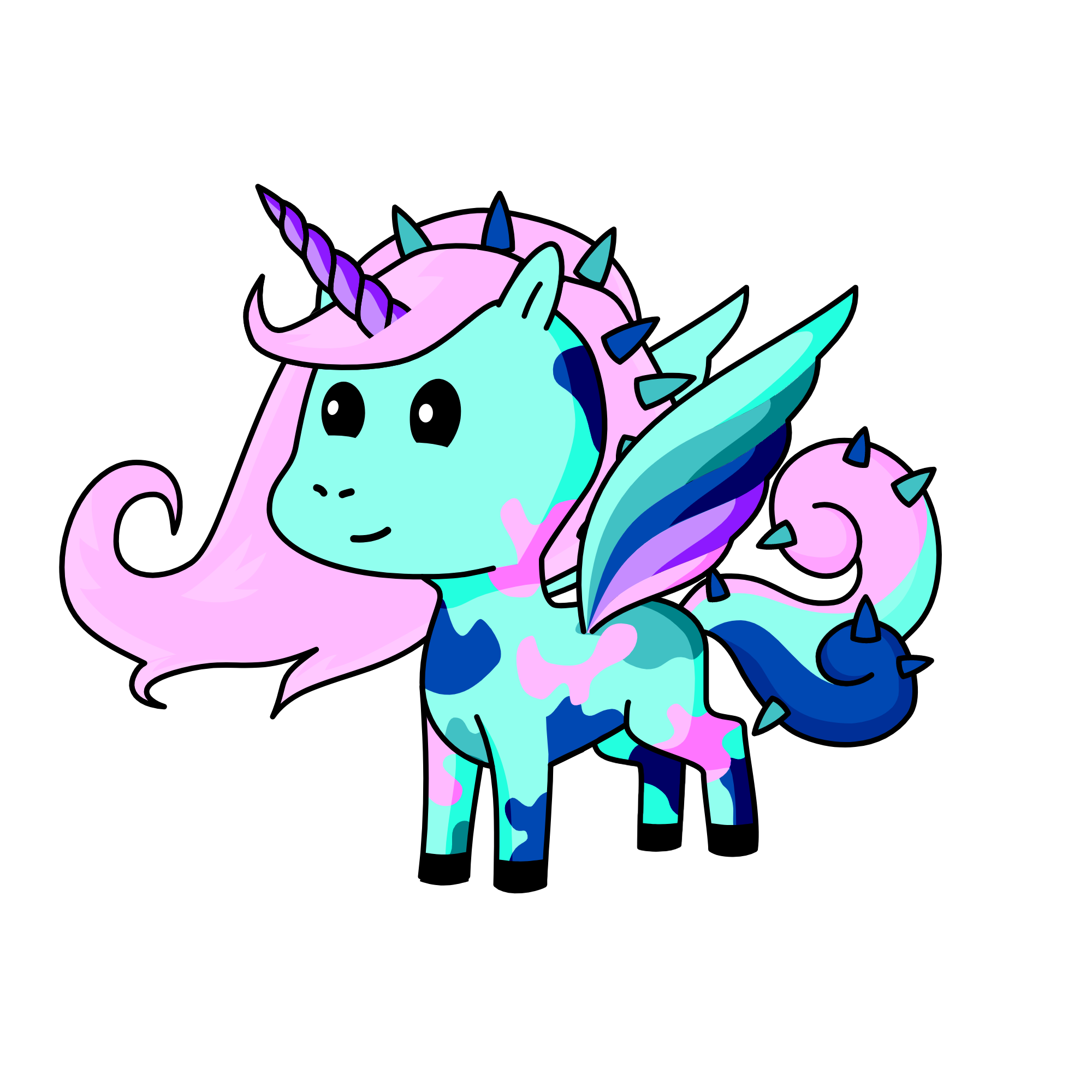 Coral, the unicorn