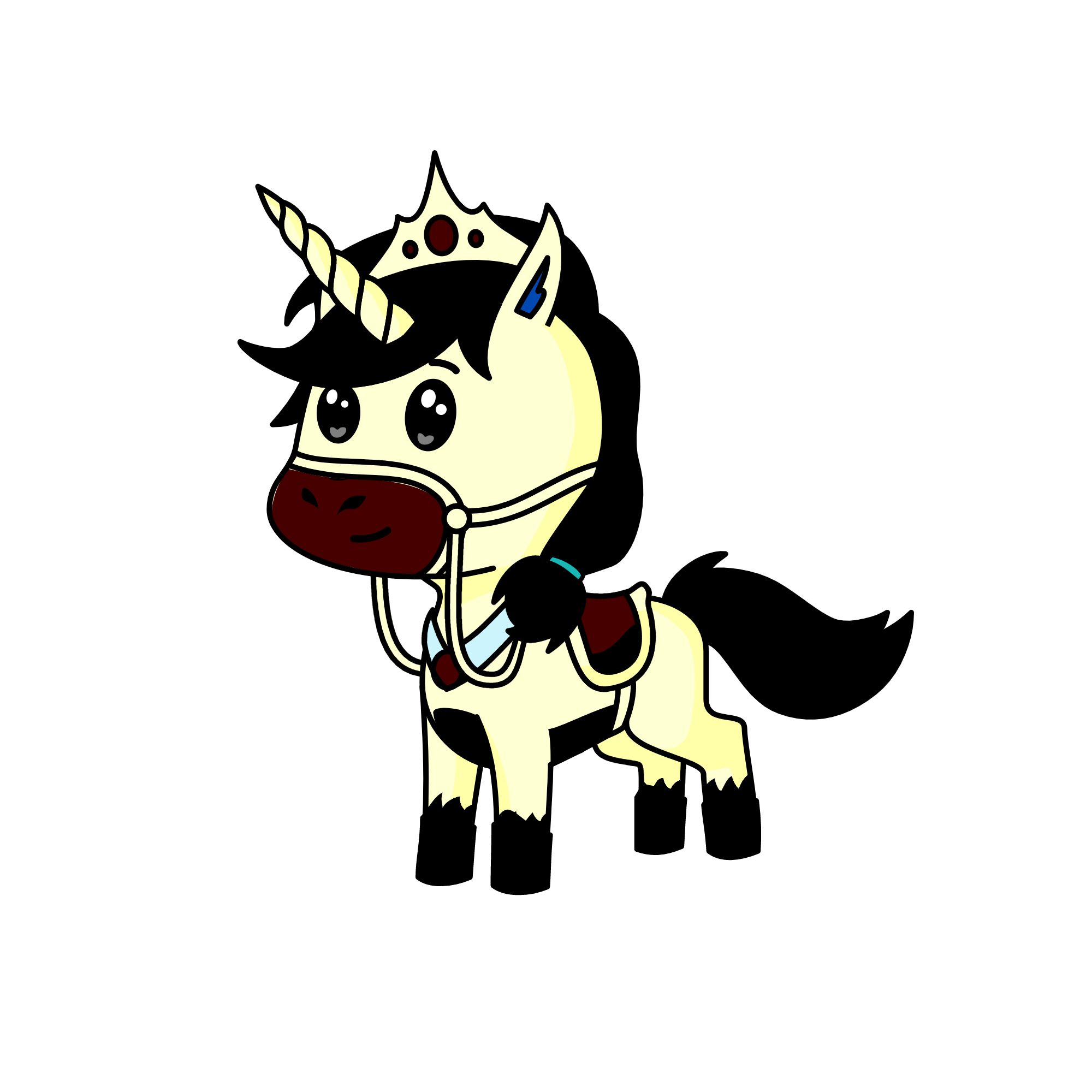 dark, the unicorn