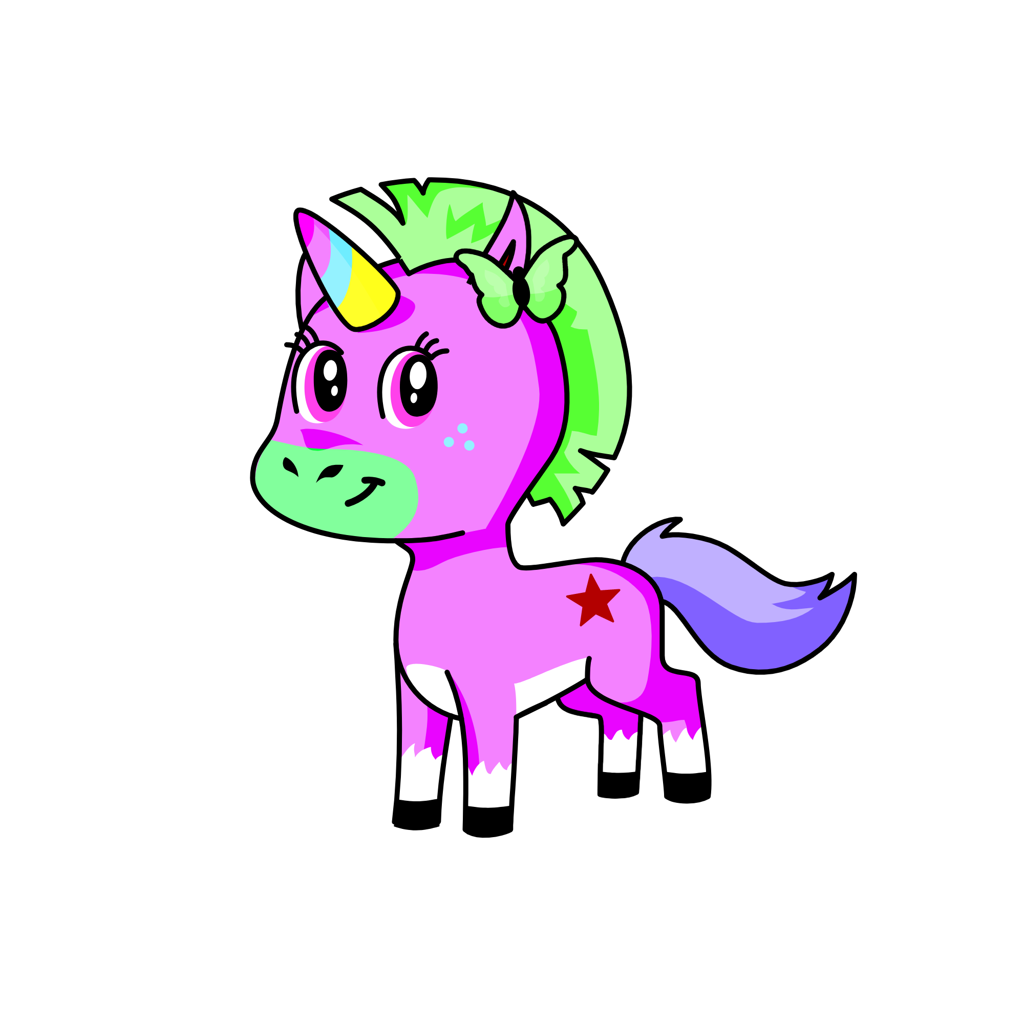EXPLORADORA., the unicorn
