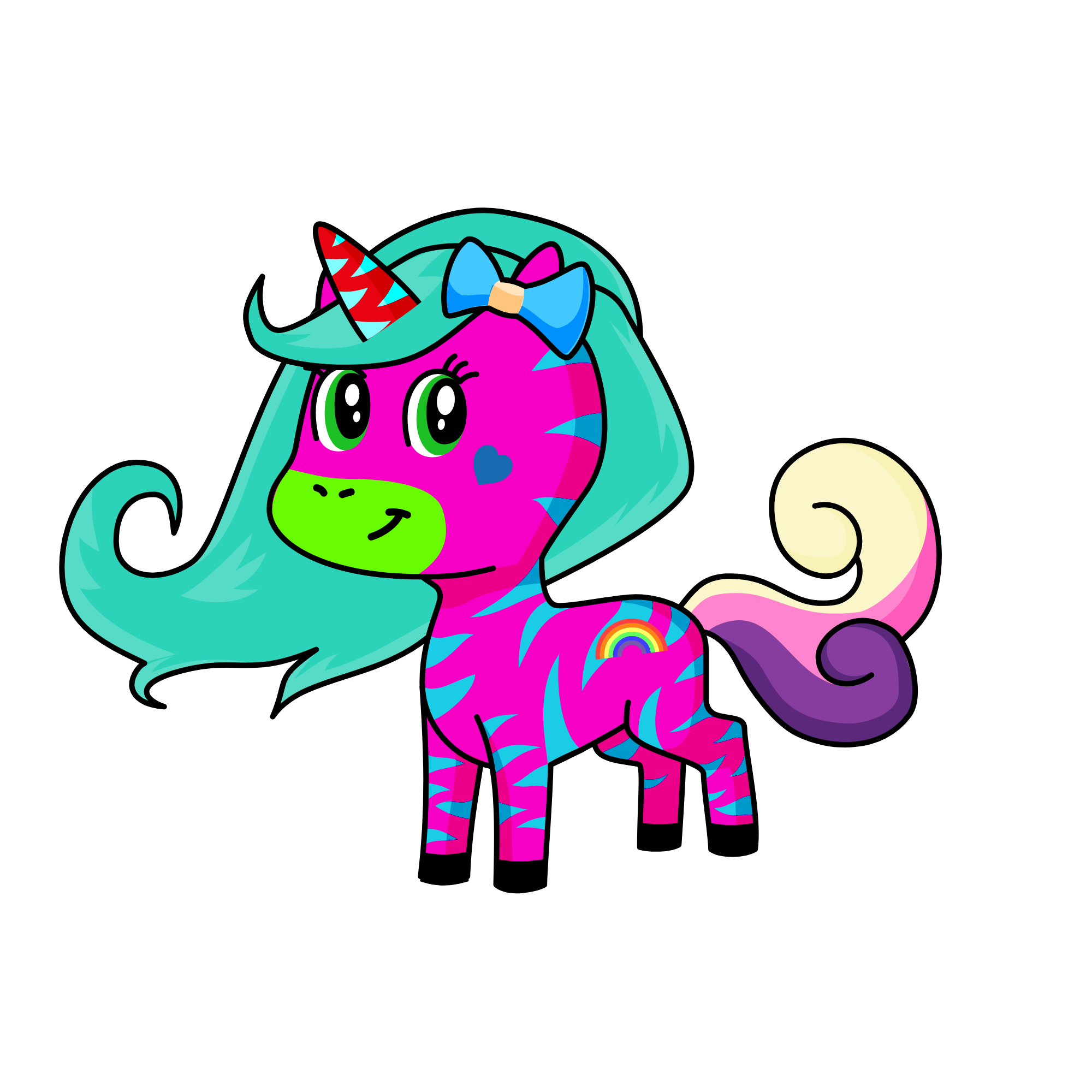 princess of the town, the unicorn