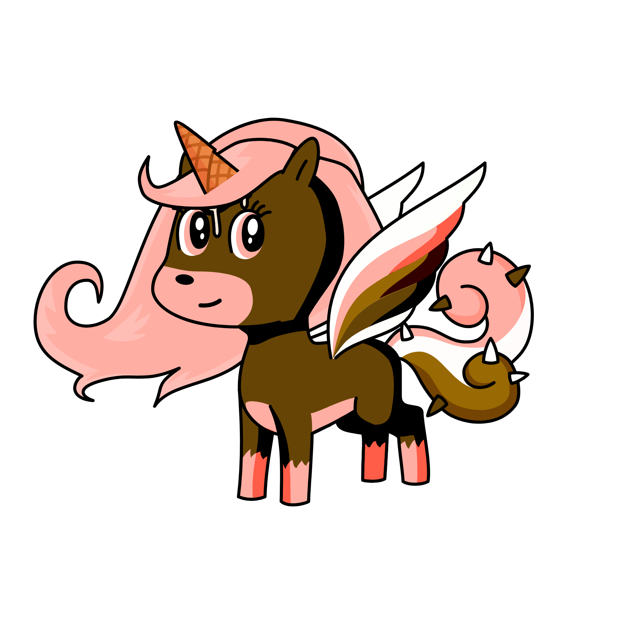 Neapolitan Ice Cream, the unicorn