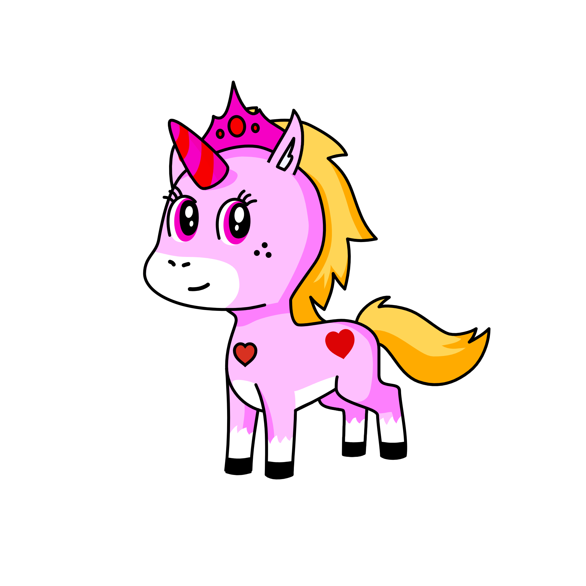 pinky, the unicorn