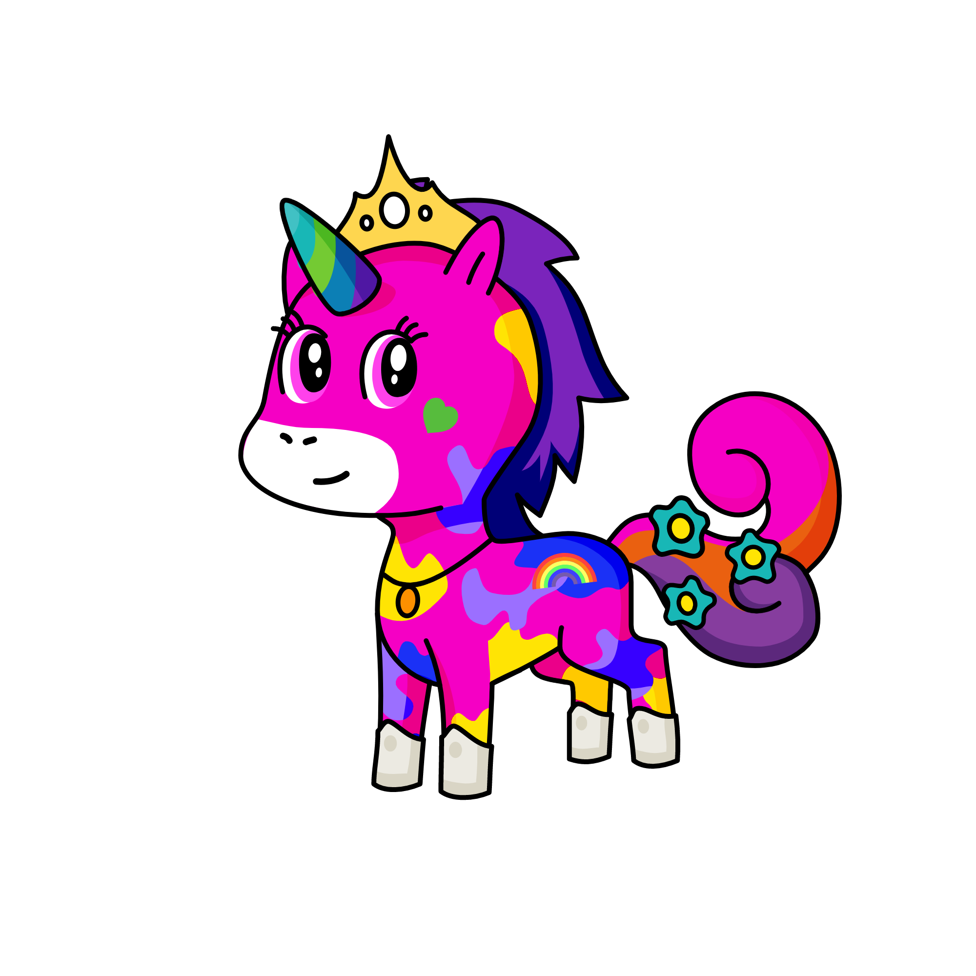 Rainbowfly, the unicorn